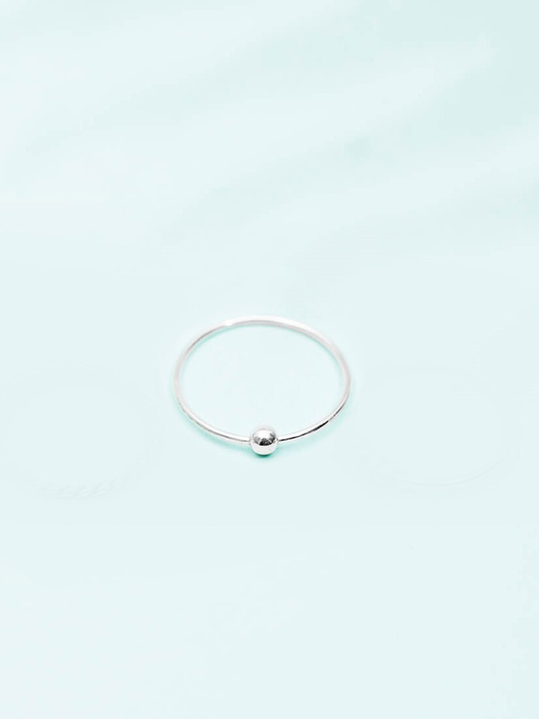 Zavya 925 Pure Silver Rhodium-Plated Nosepin