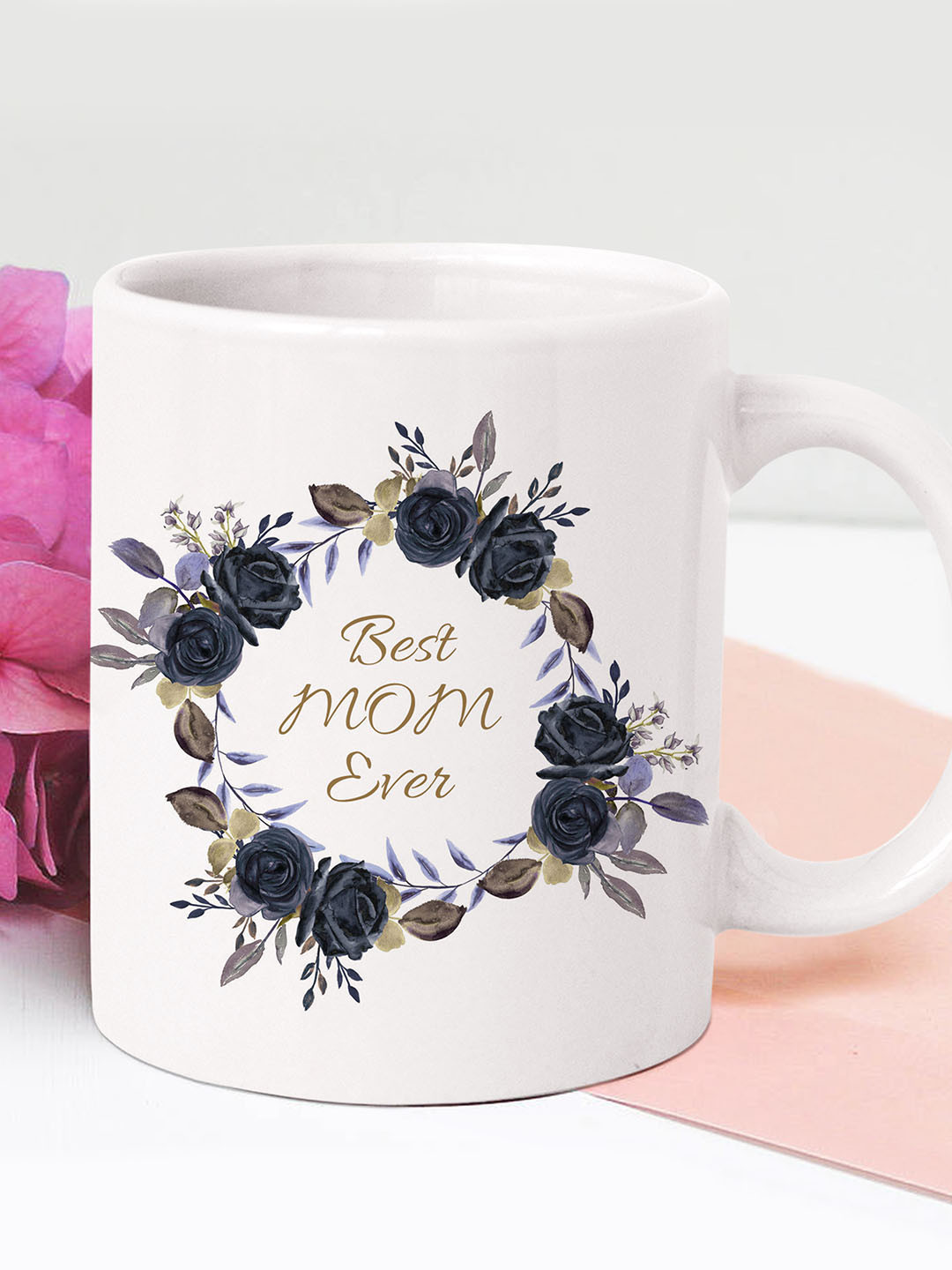 TIED RIBBONS Mothers Day Special Gift Set White Printed Coffee Mug
