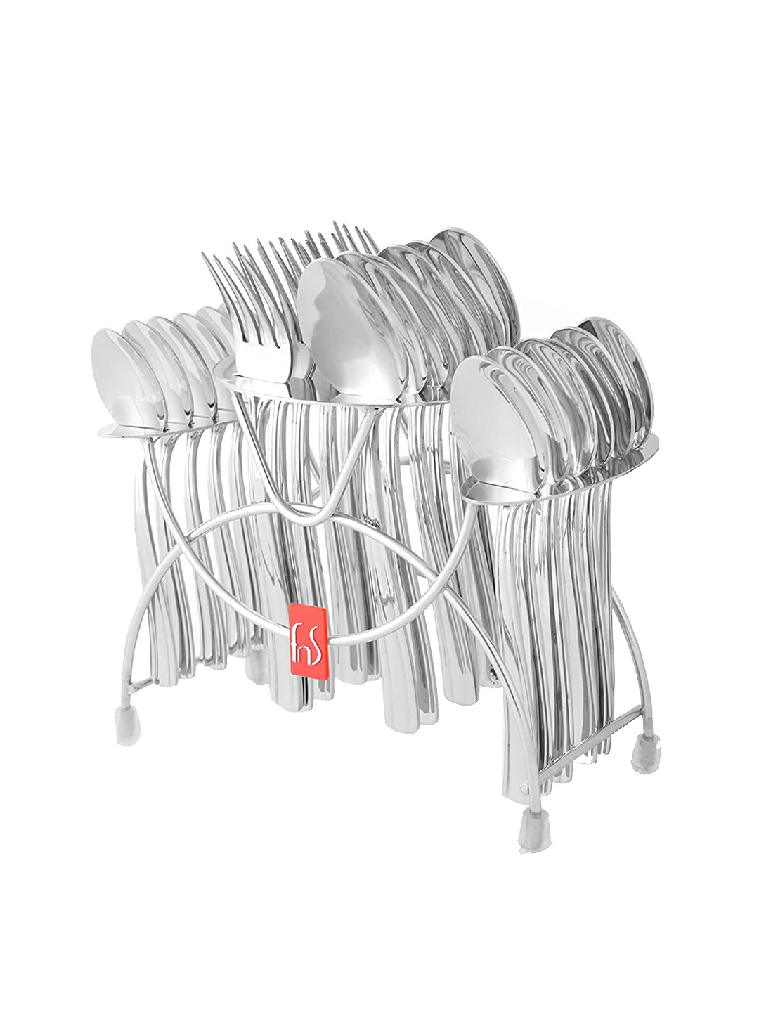 FNS Vanice 24-Pcs Stainless Steel Cutlery Set With Stand