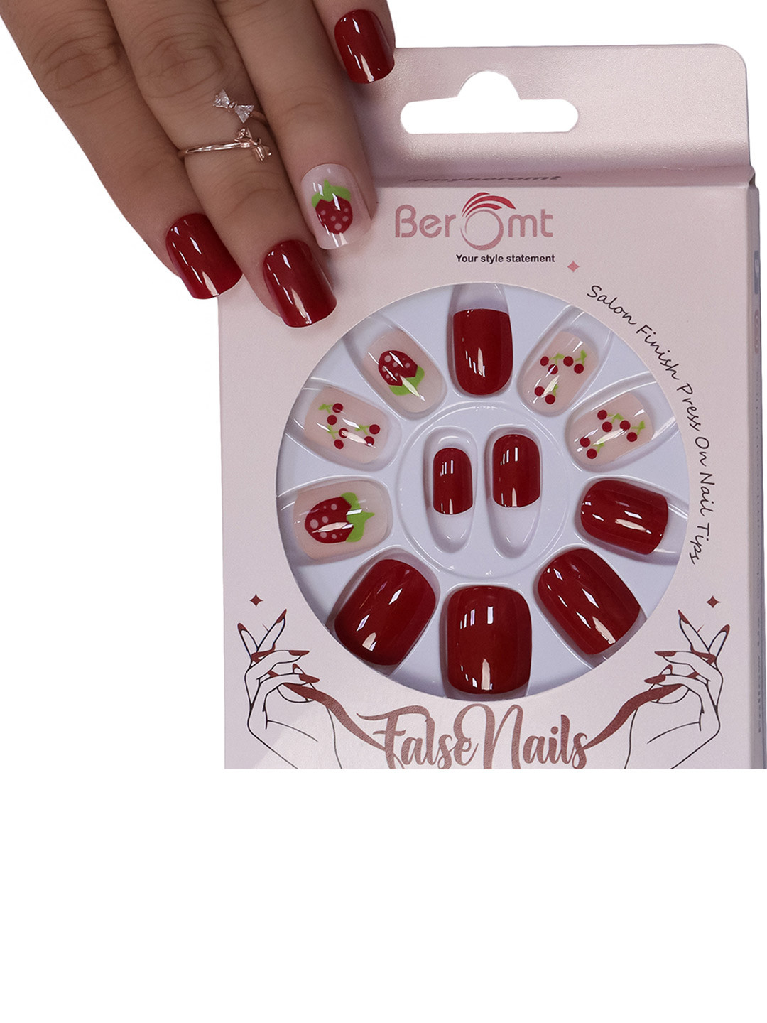 BEROMT Long Lasting Casual False Nails Kit