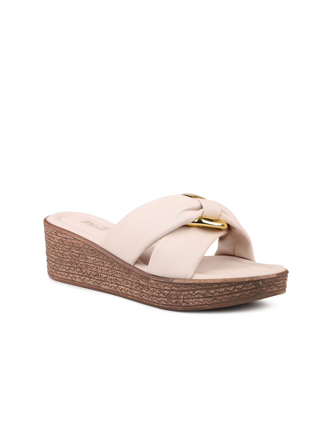 Inc 5 Embellished Open Toe Wedges With Bows