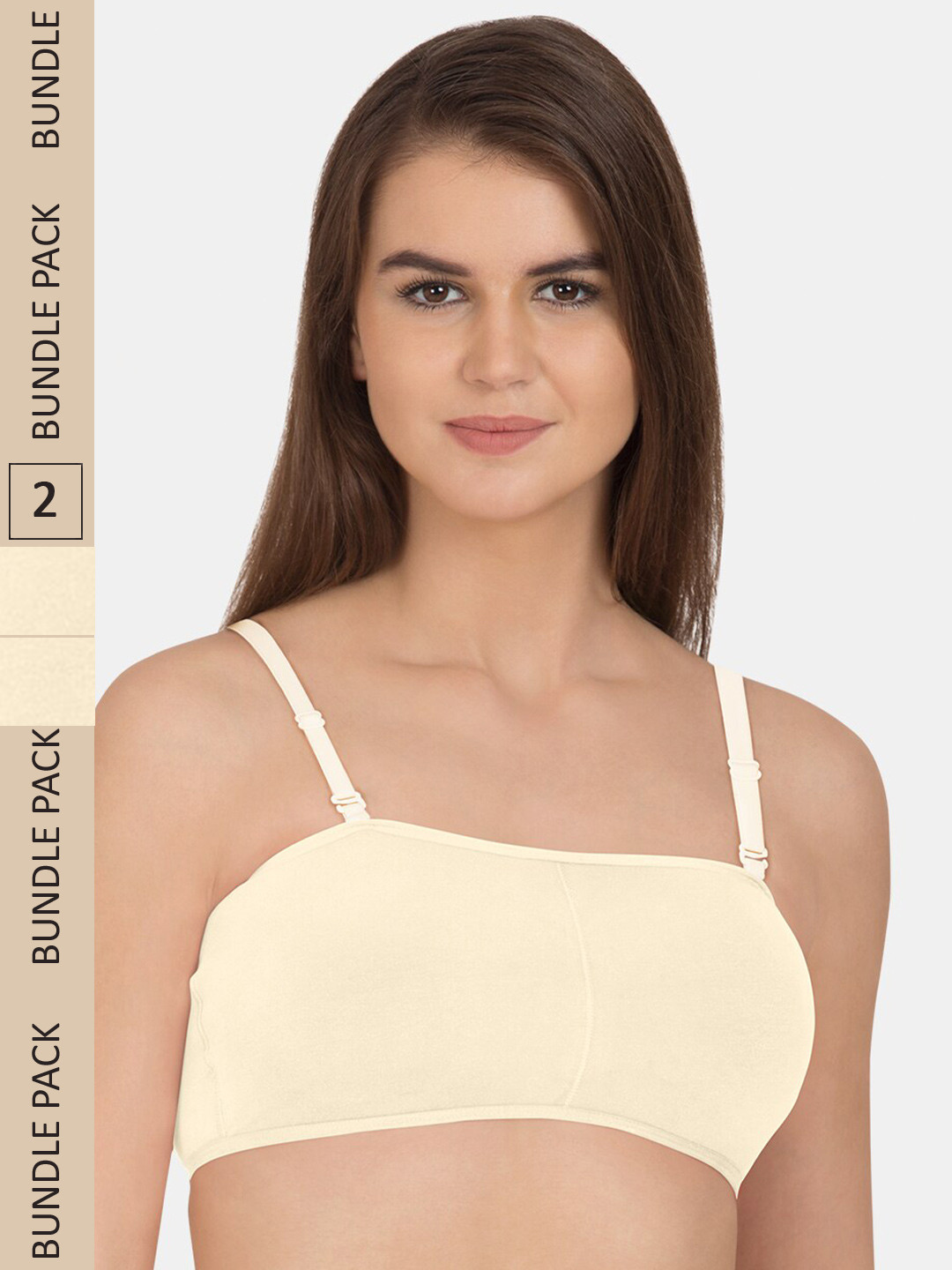 Tweens Off White Bra Full Coverage