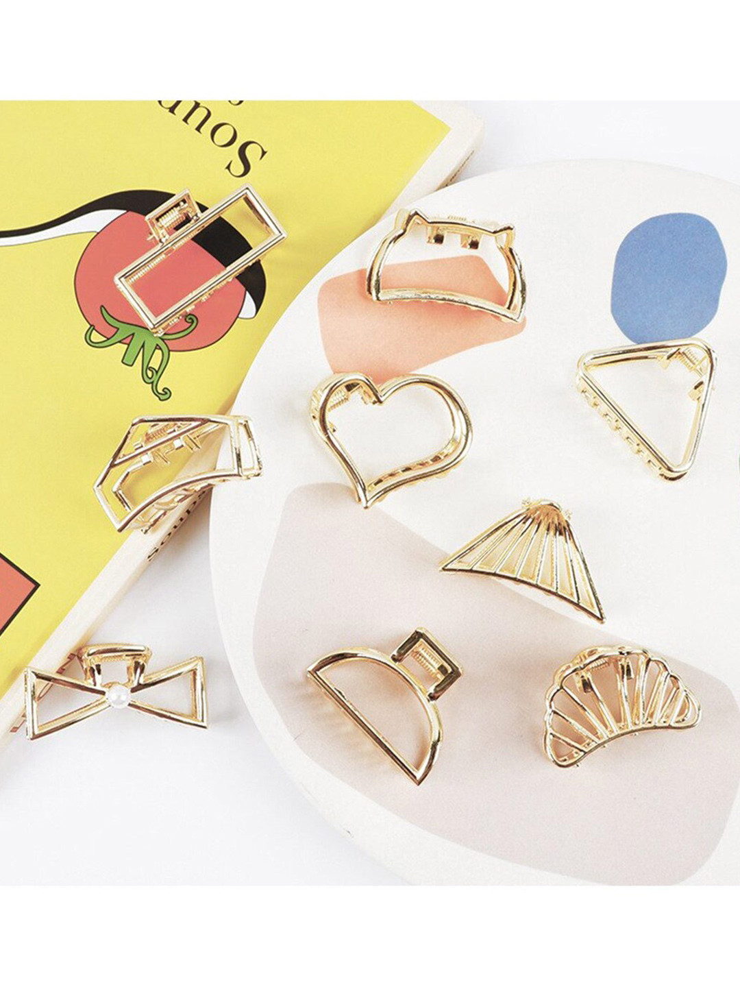 Krelin Women Set Of 6 Metal Claw Clips