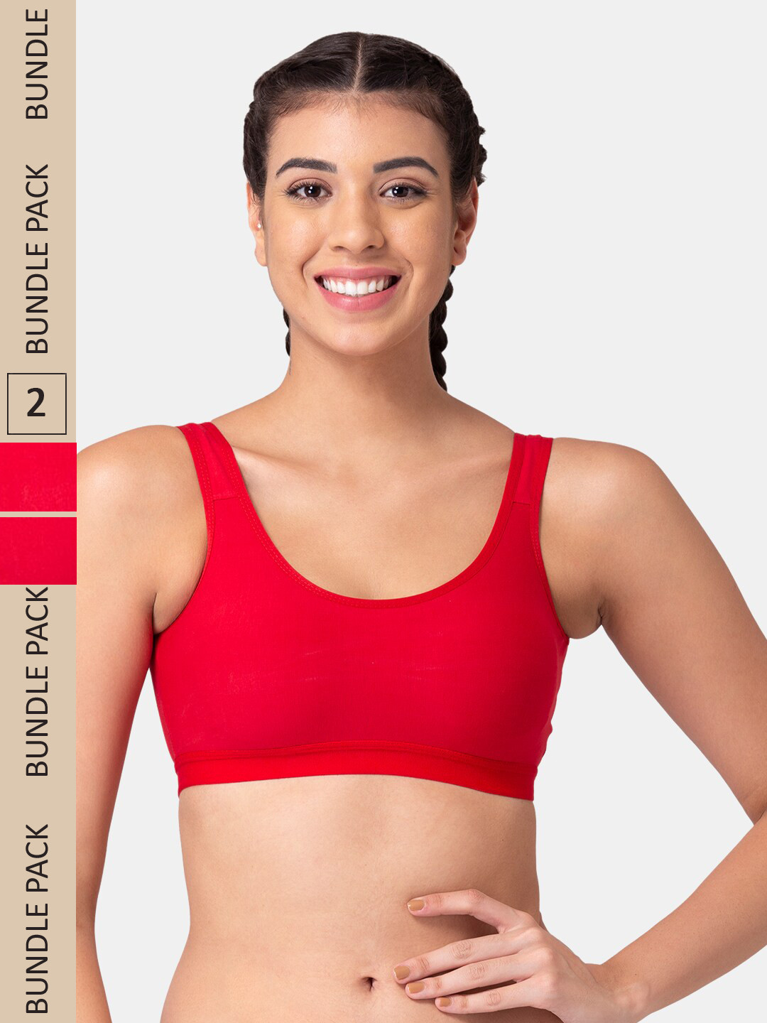 Tweens Red Bra Full Coverage