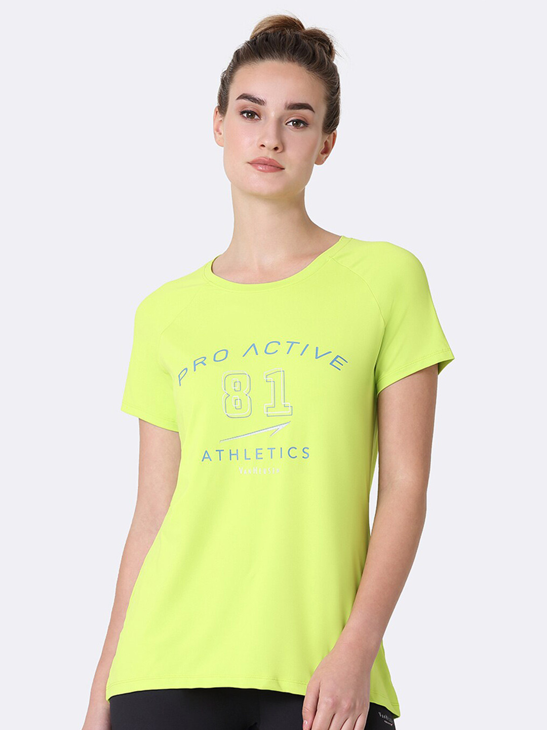 Van Heusen Proactive Women Anti Bacterial Round Neck T-Shirt