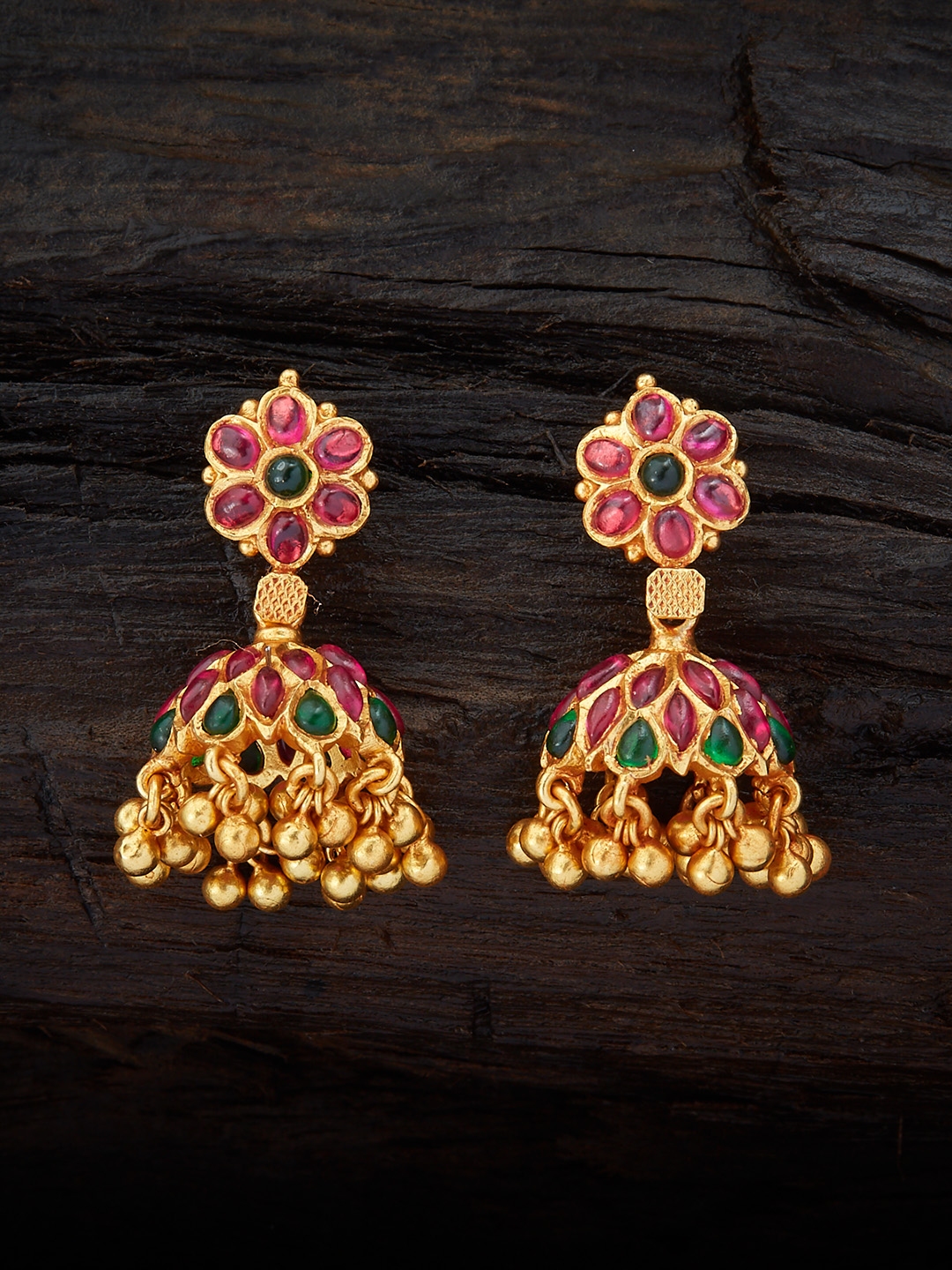 kushal silver jhumkas