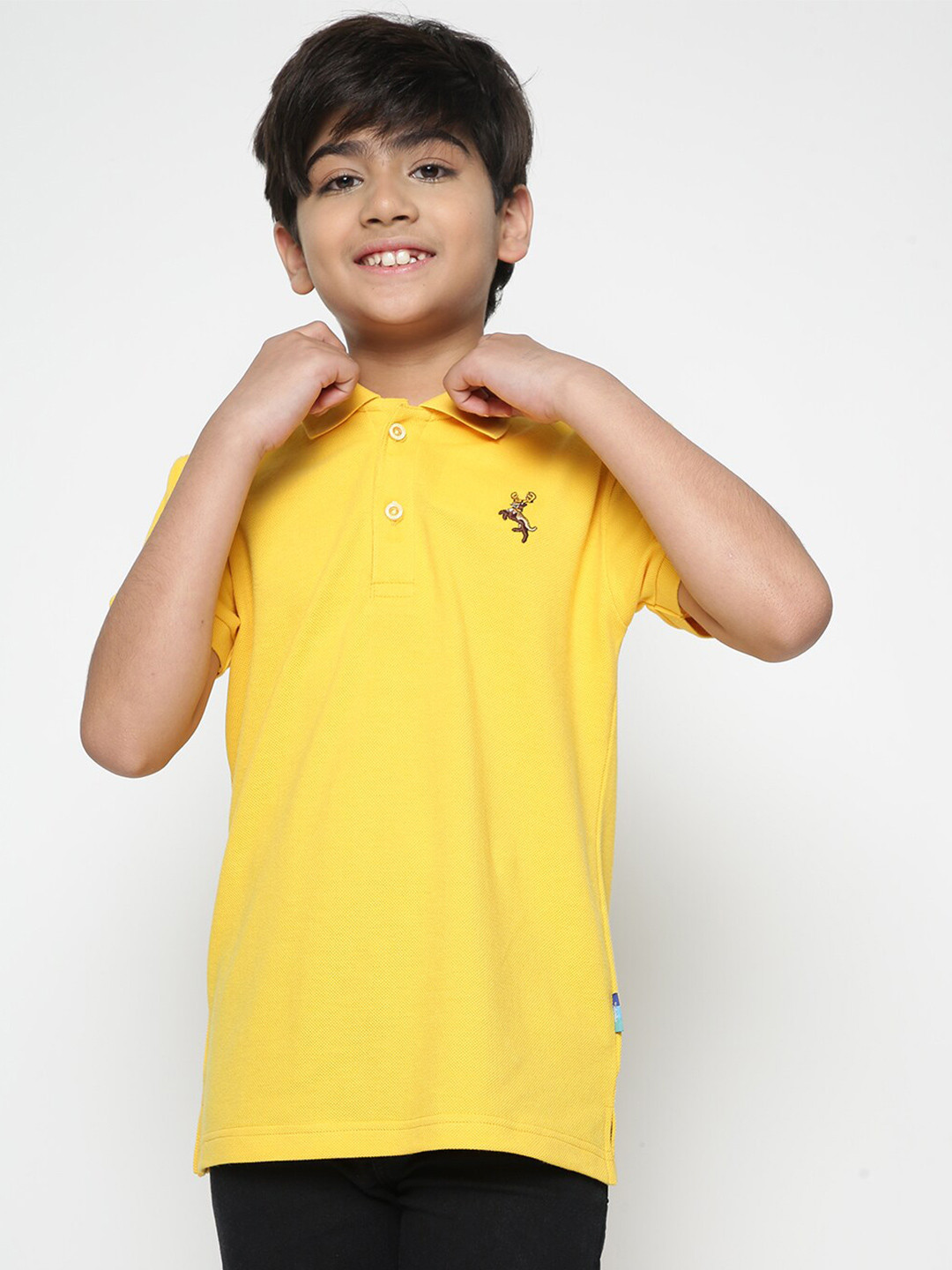 Lil Tomatoes Boys Polo Collar Short Sleeves T-shirt