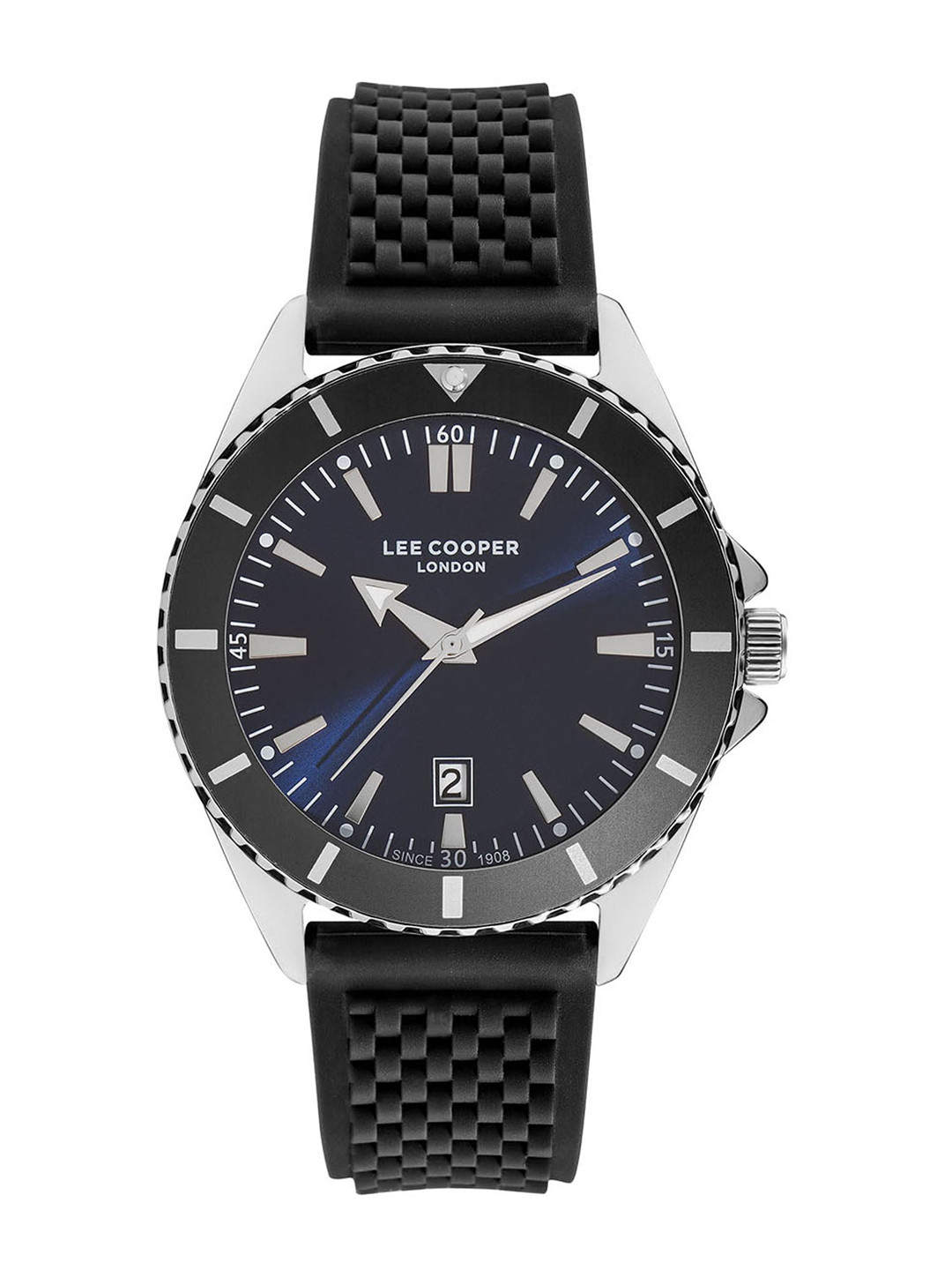 Lee Cooper Men Brass Embellished Textured Straps Analogue Watch LC07361 391