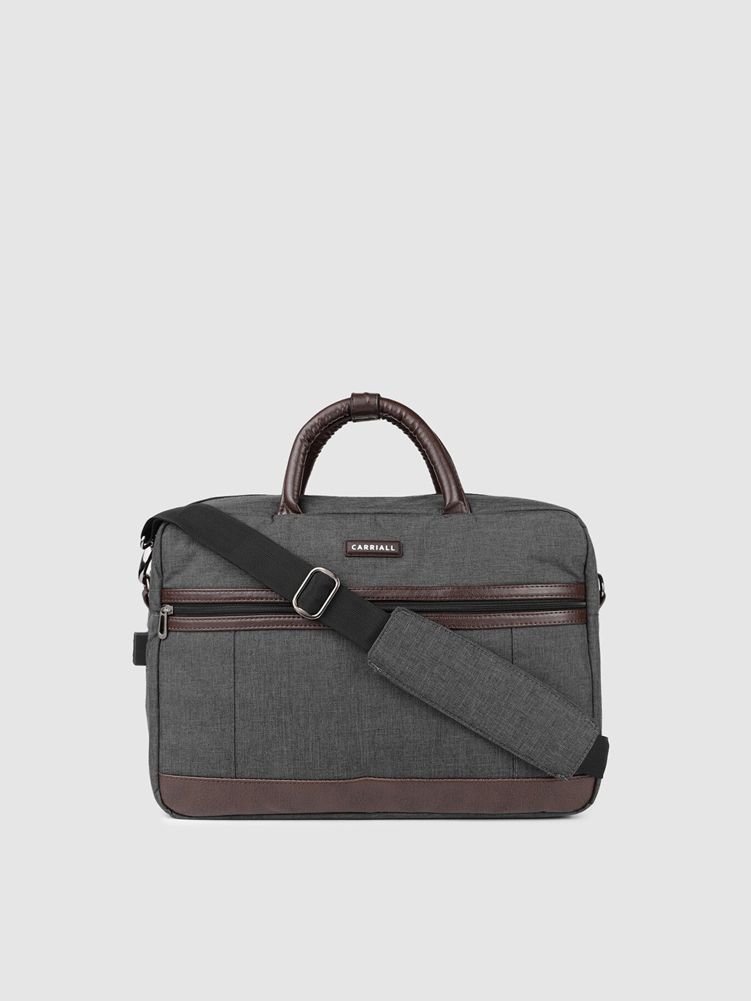 CARRIALL Laptop Bag With Detachable Sling Strap