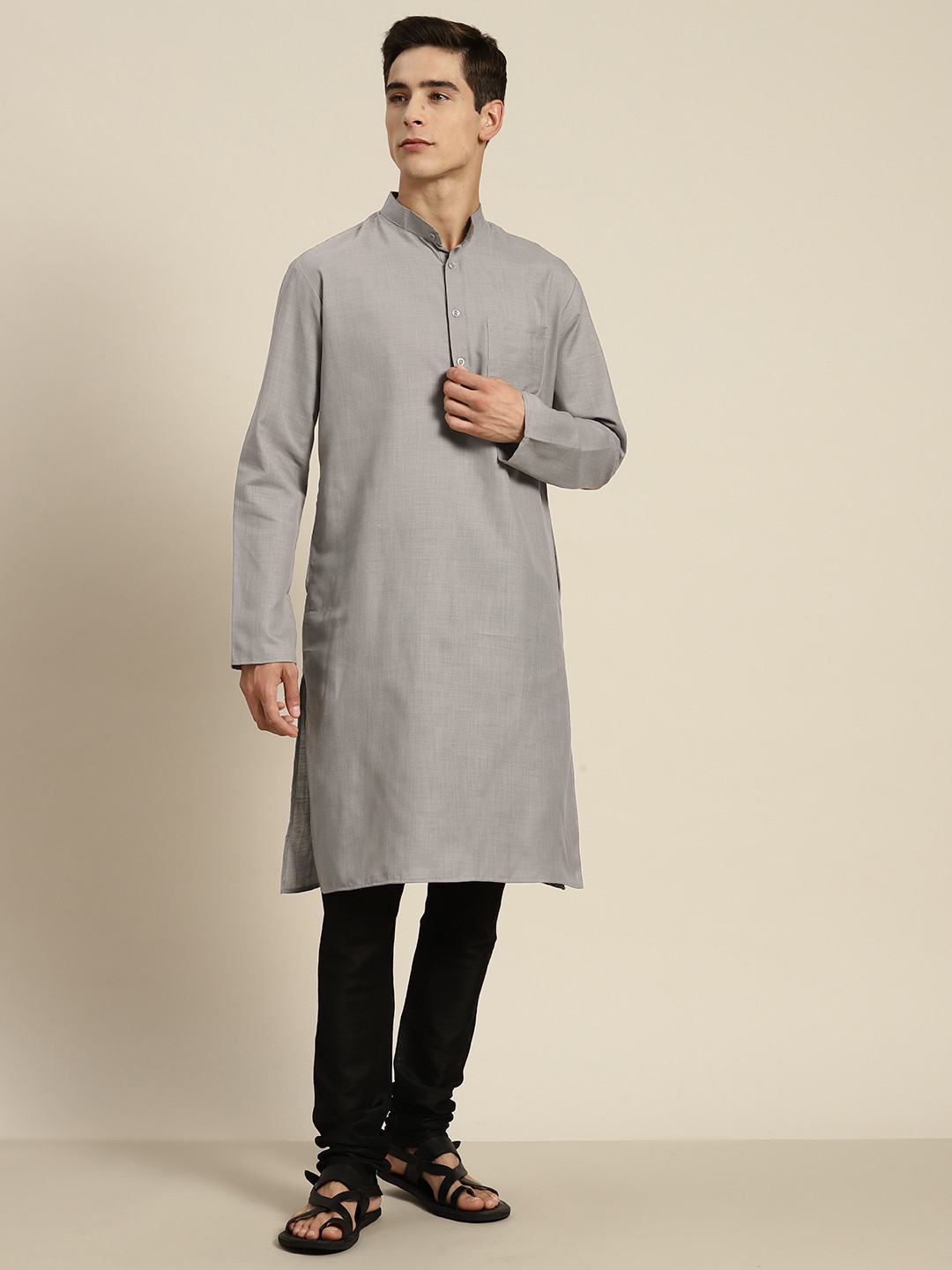 SOJANYA Cotton Silk Pastel Kurta