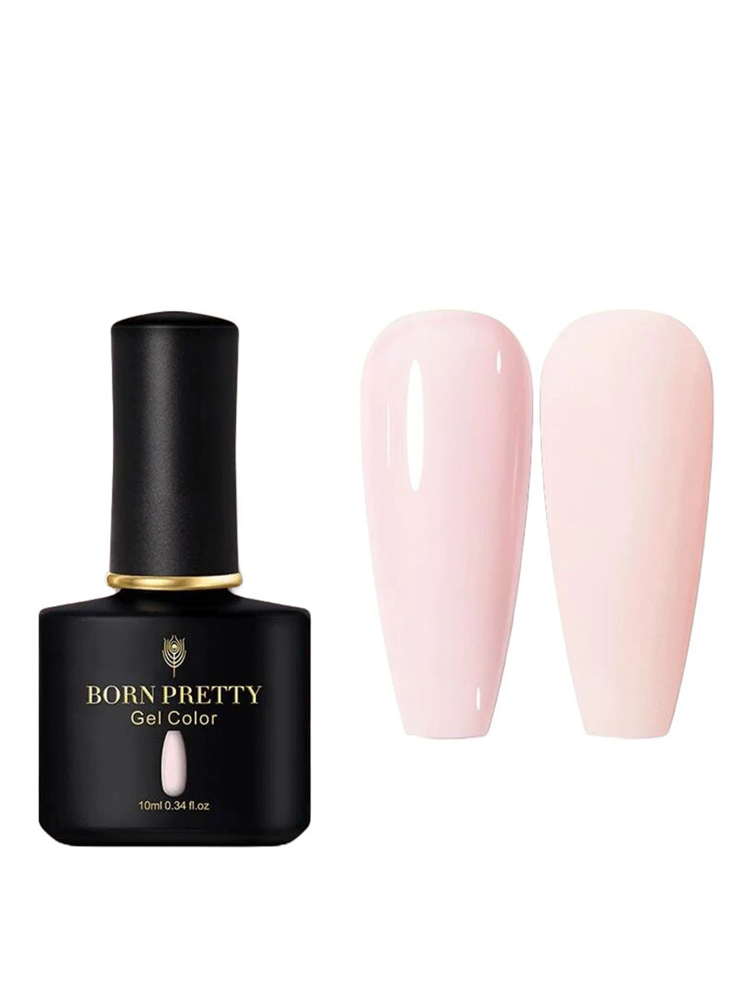 BORN PRETTY Black Spar Glossy & Matte UV LED Color Gel Nail Polish 10ml - Shade BP108