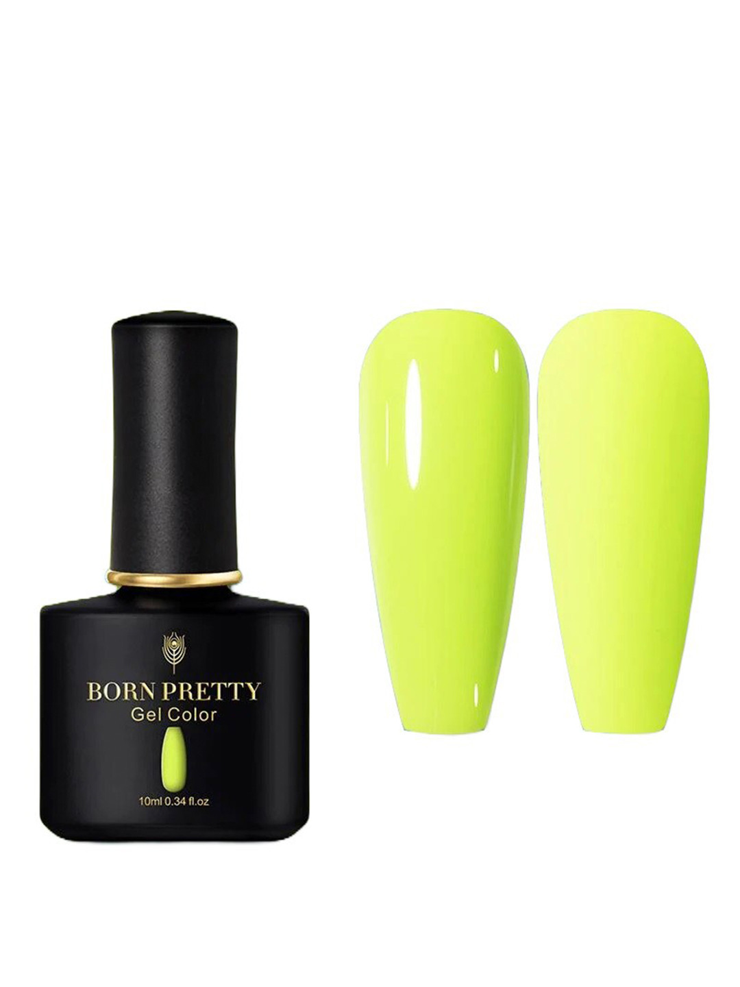 BORN PRETTY Black Spar Glossy & Matte UV LED Color Gel Nail Polish 10ml- Shade BP127