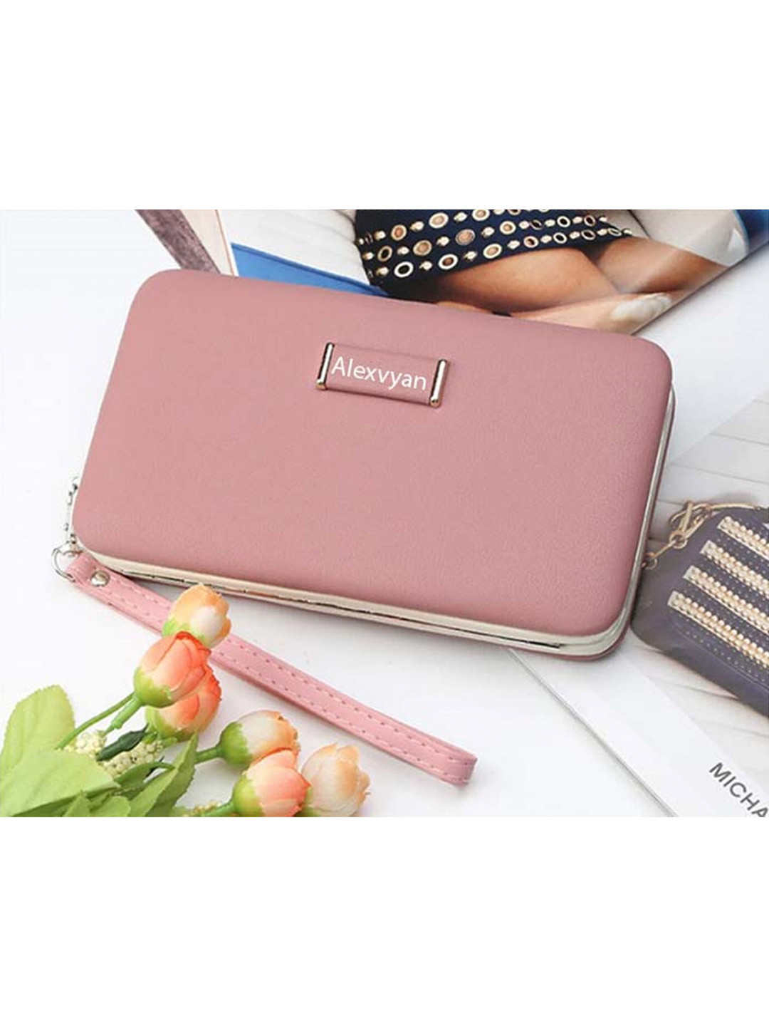 Alexvyan Card Holder Phone Pocket Box Clutch