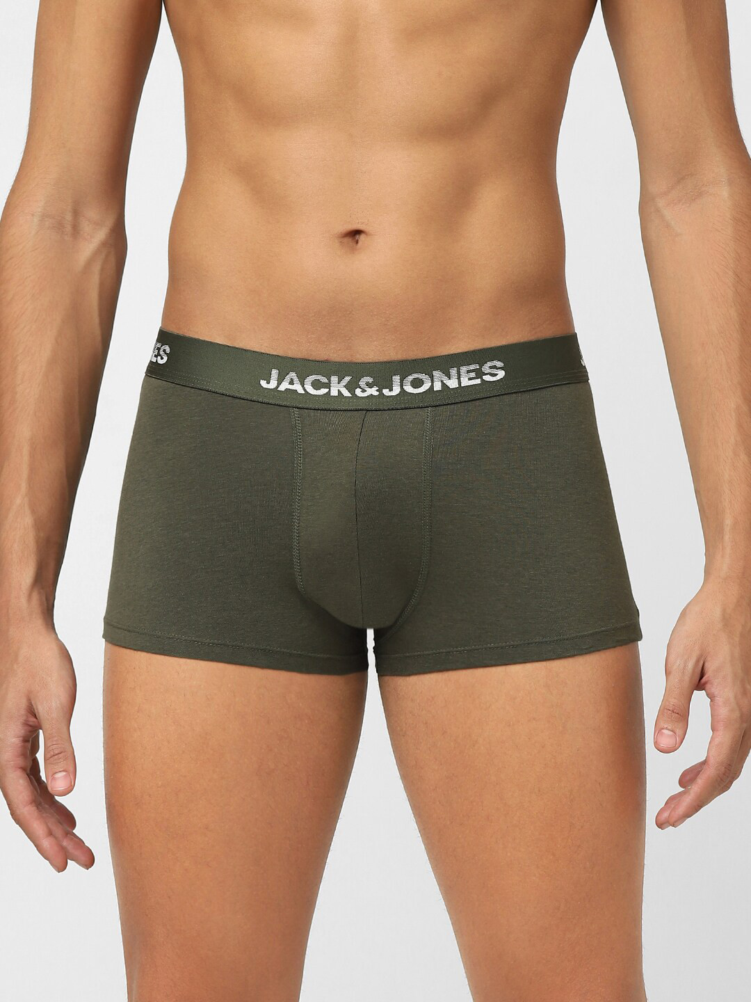 Jack & Jones Men Mid Rise Cotton Trunk 1013100021
