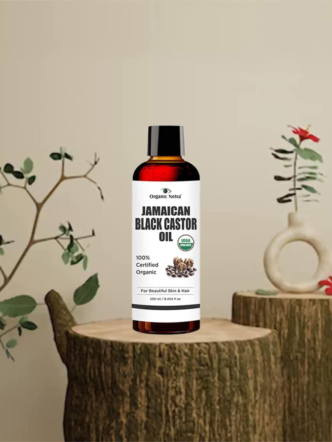 Organic Netra Jamaican Black Castor Oil - 250 ml