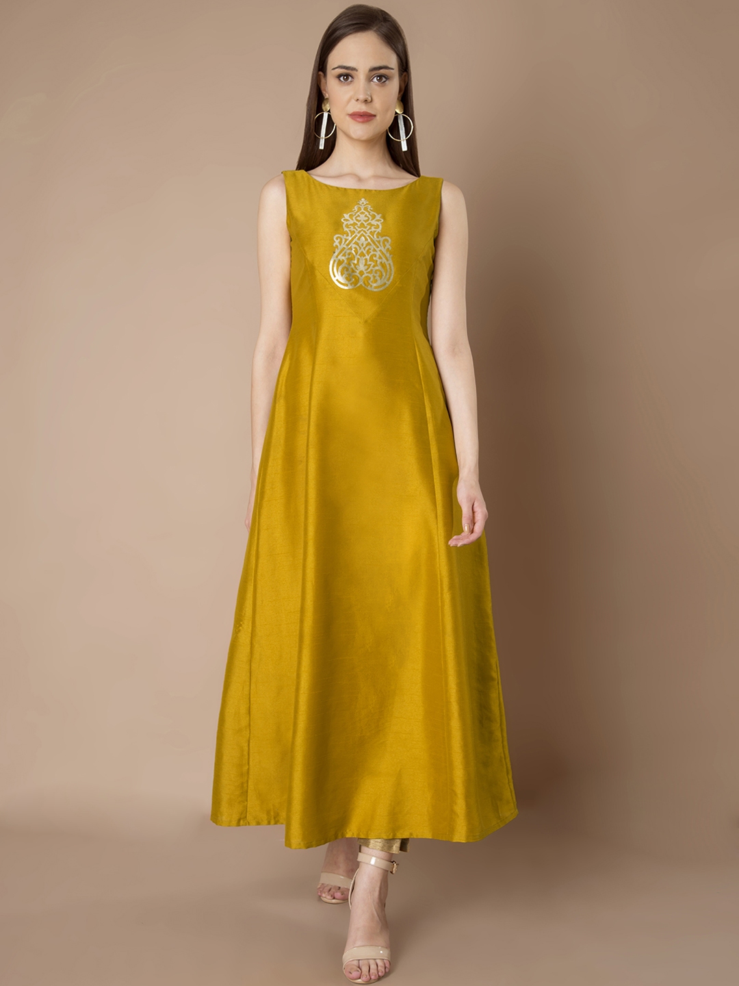 indya mustard yellow kurta