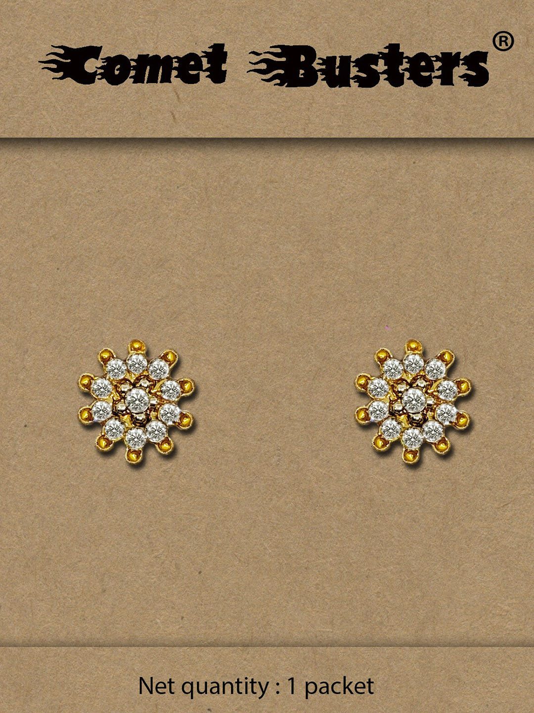 Comet Busters Contemporary Studs Earrings Ear Stickers