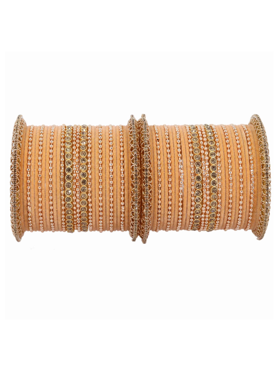 Buy NMII Set Of 60 Gold Plated Zircon Studded Bangles Bangle for Women 22302418 Myntra