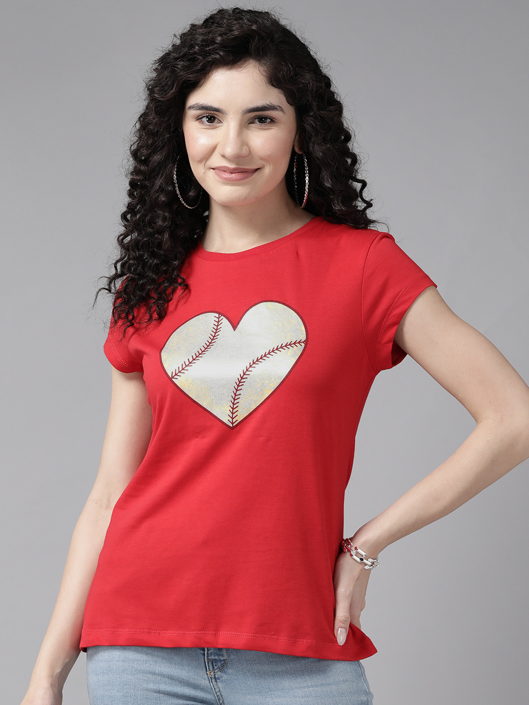 Cayman Printed Slim Fit Cotton T-shirt