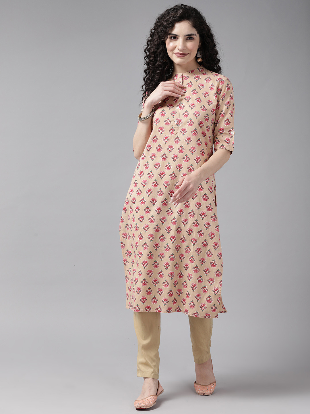 Cayman Floral Printed Kurta