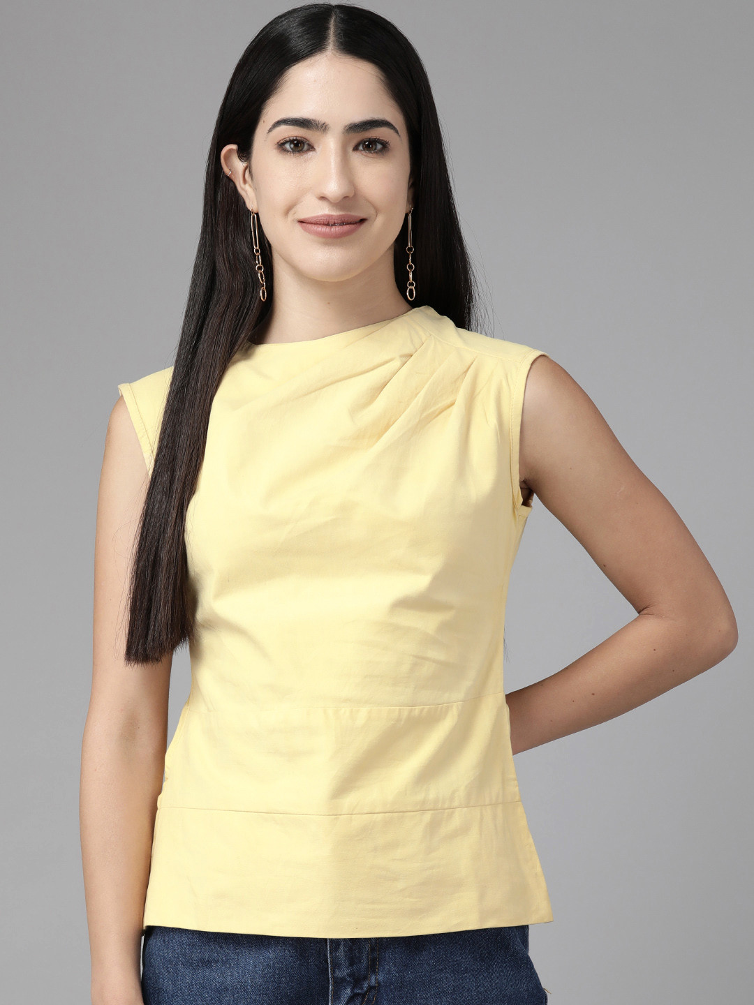 Cayman Solid Cotton Top