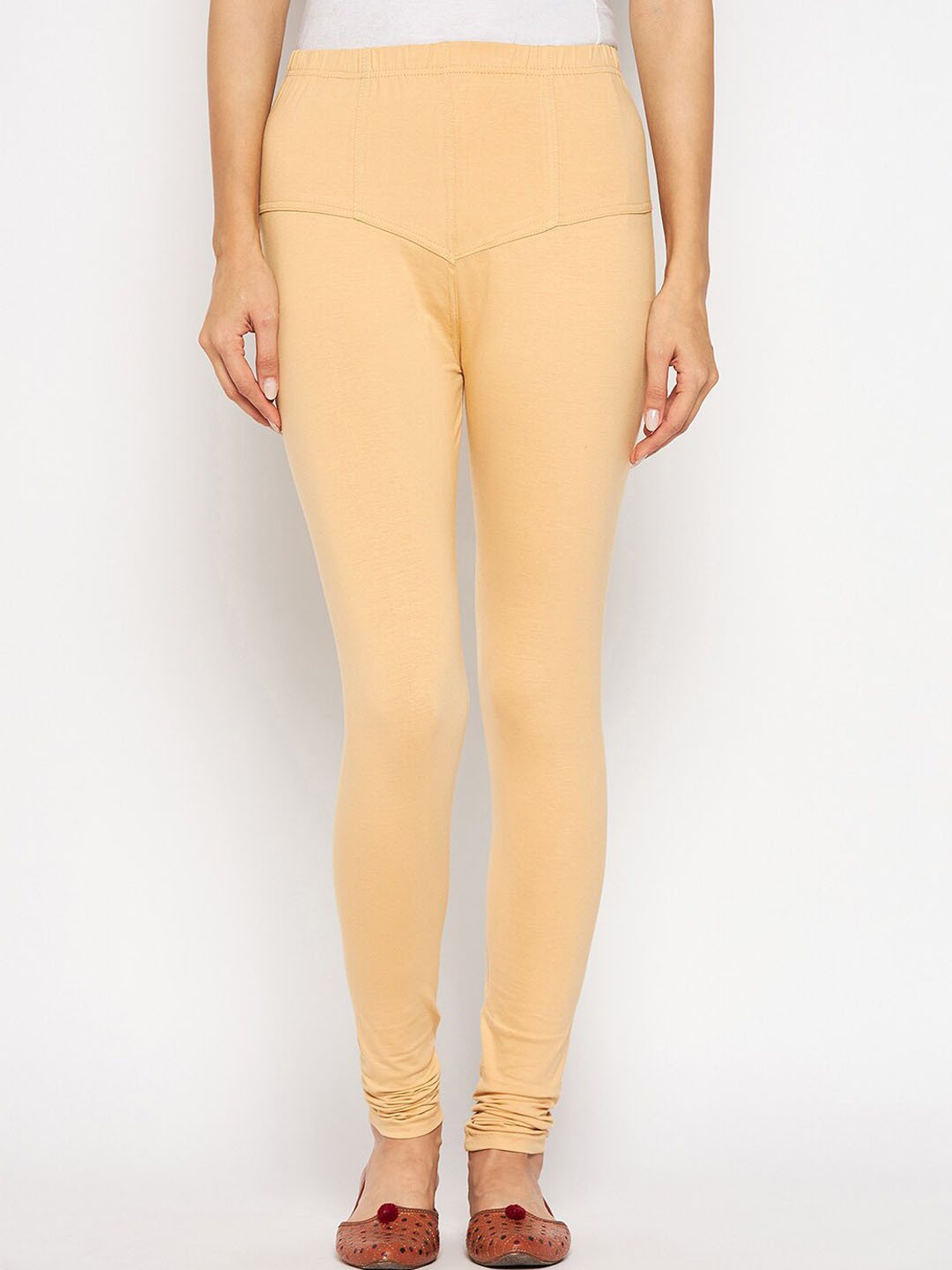 SECRETS BY ZEROKAATA Women Cotton 4-Way Stretch Slim Fit Churidar Leggings