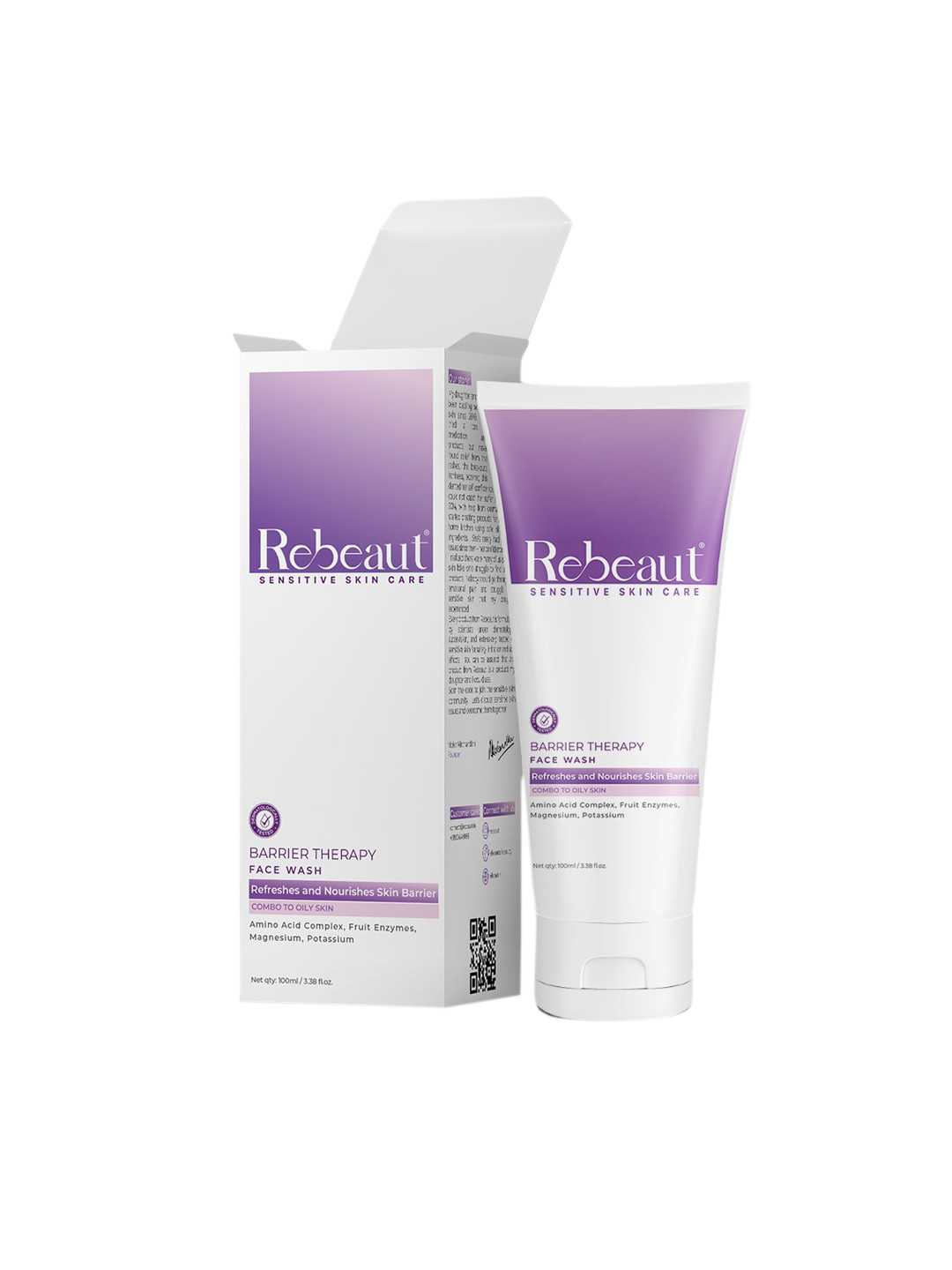 REBEAUT Barrier Therapy Face Wash For Refreshed & Nourished Skin - 100ml