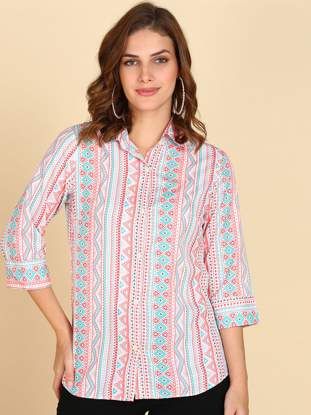ZNX Clothing Classic Opaque Printed Casual Shirt
