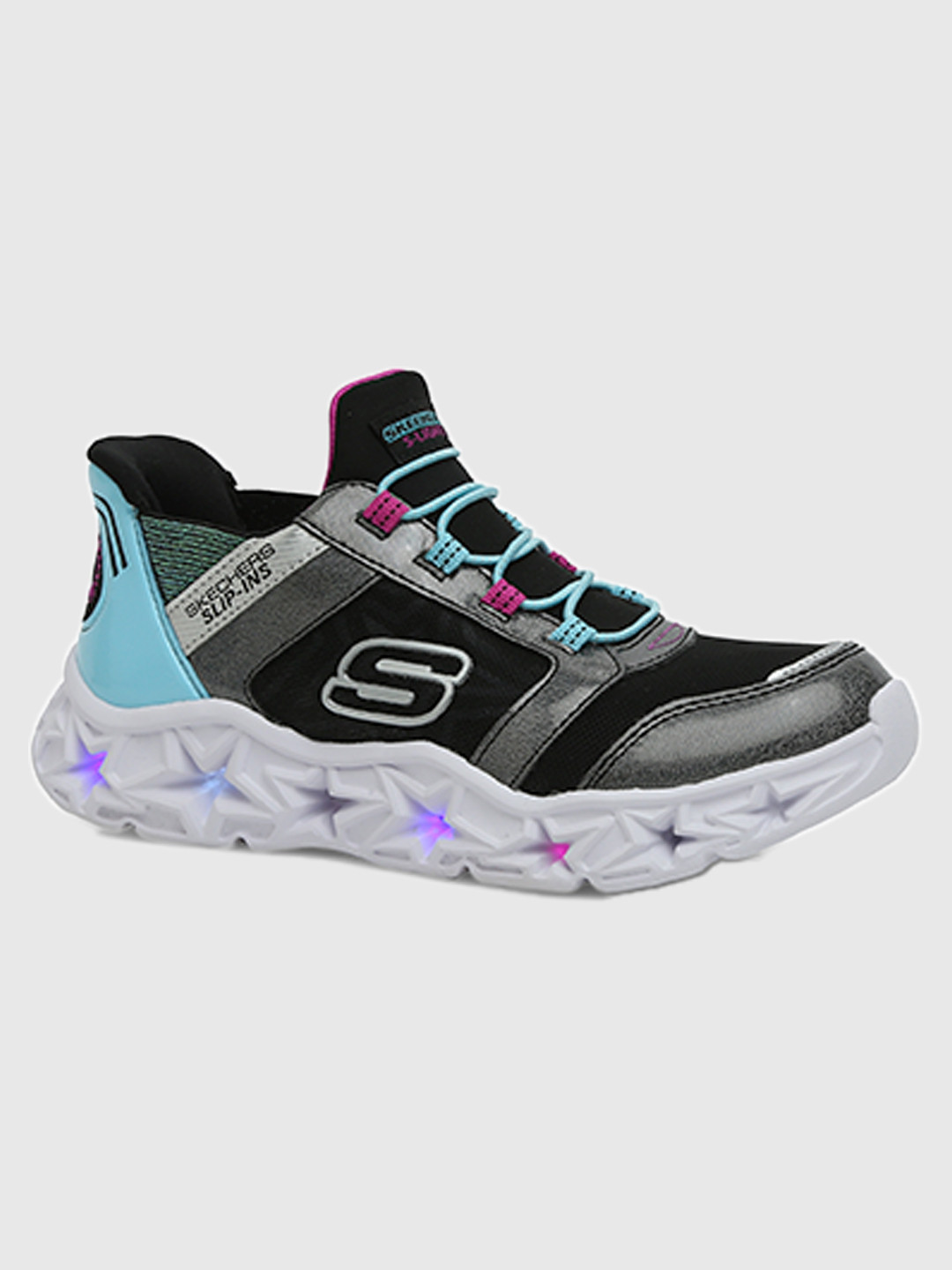 Skechers Girls GALAXY LIGHTS - BRIGHT COSMIC Slip Ins Casual Party Sneakers