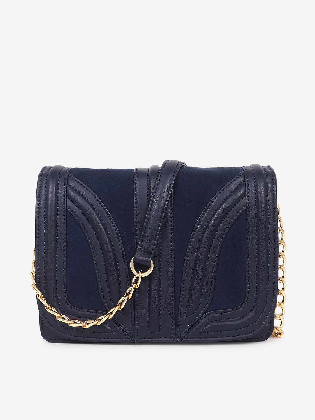 Black Spade Structured Sling Bag