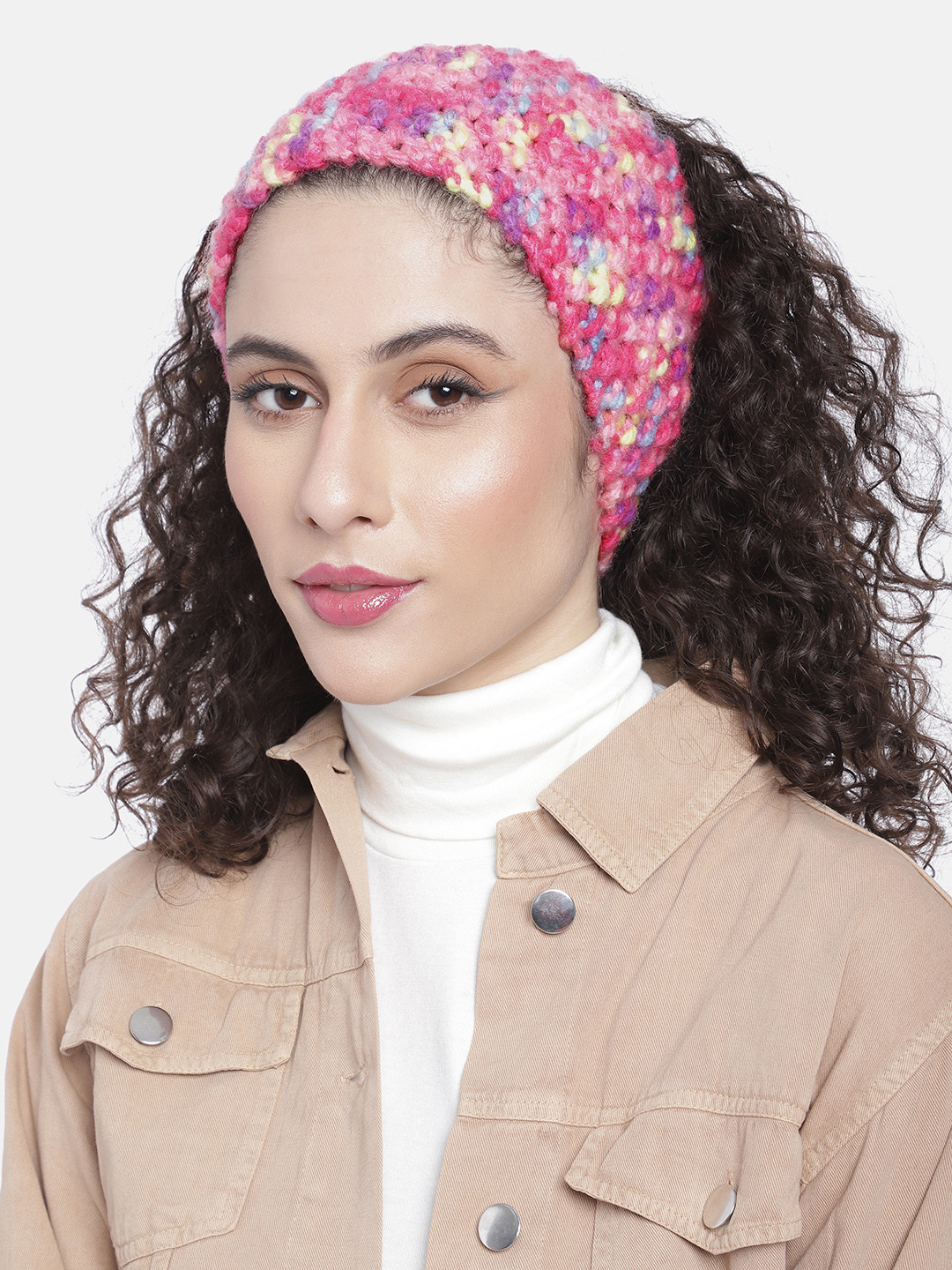 Magic Needles Women Knitted Chill Wrap Thick Headband