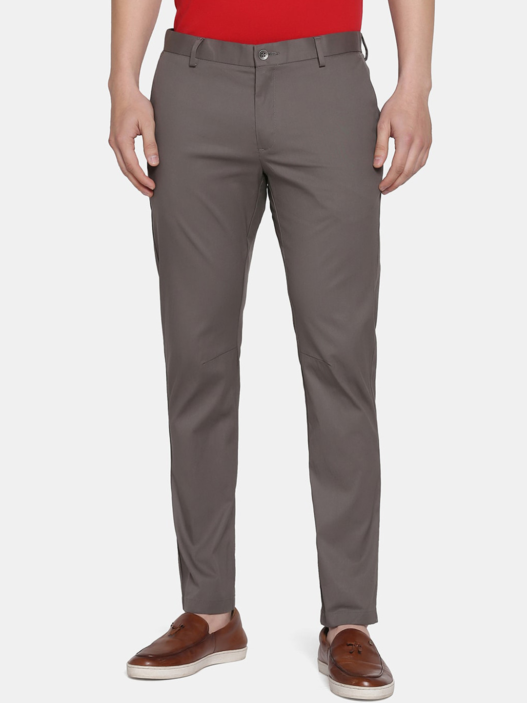 Blackberrys TechPro Men Grey Casual Trouser