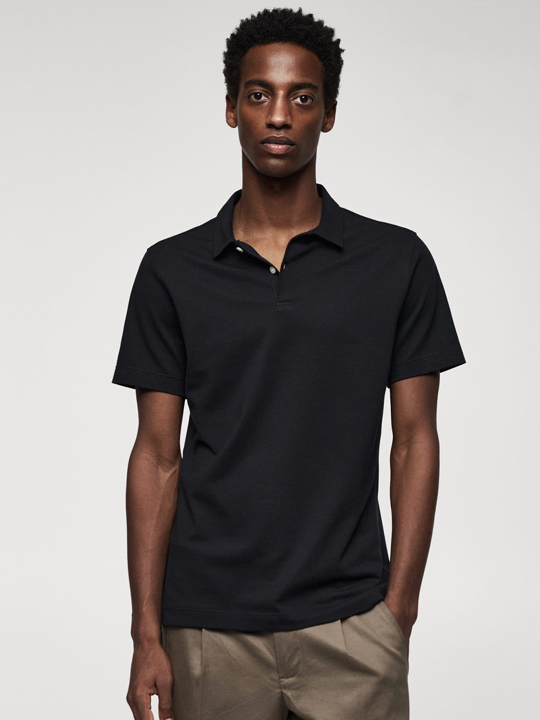 MANGO MAN Slim Fit Polo T-shirt