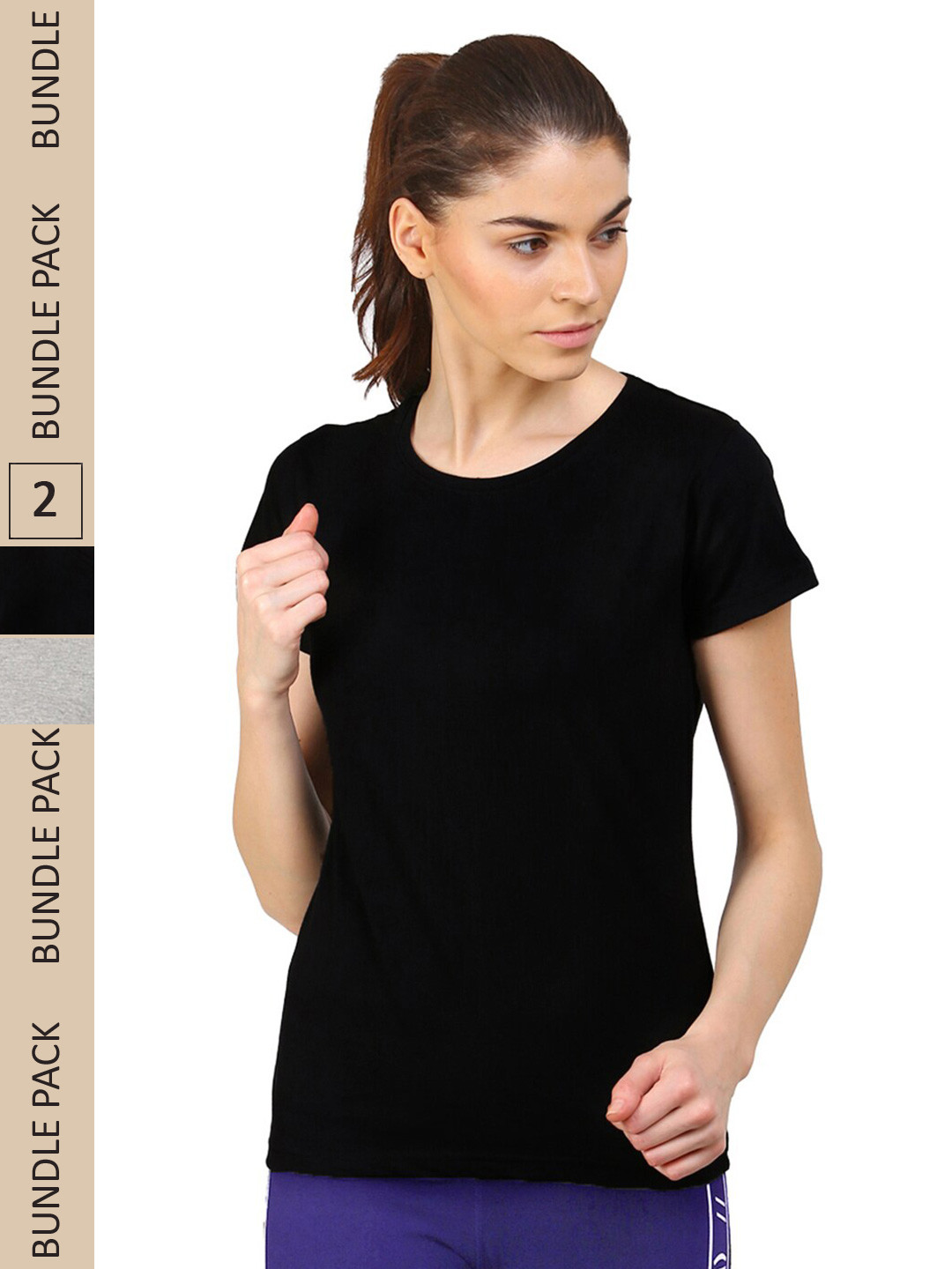 appulse Pack Of 2 Slim Fit Cotton T-shirts