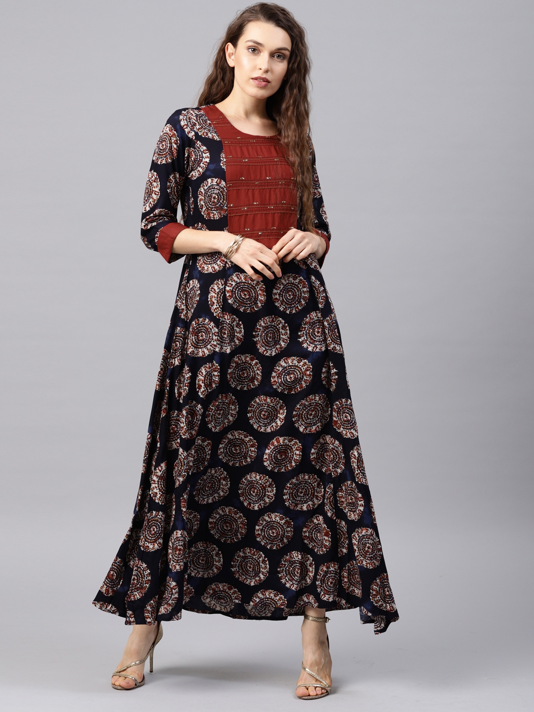 maxi kurti myntra