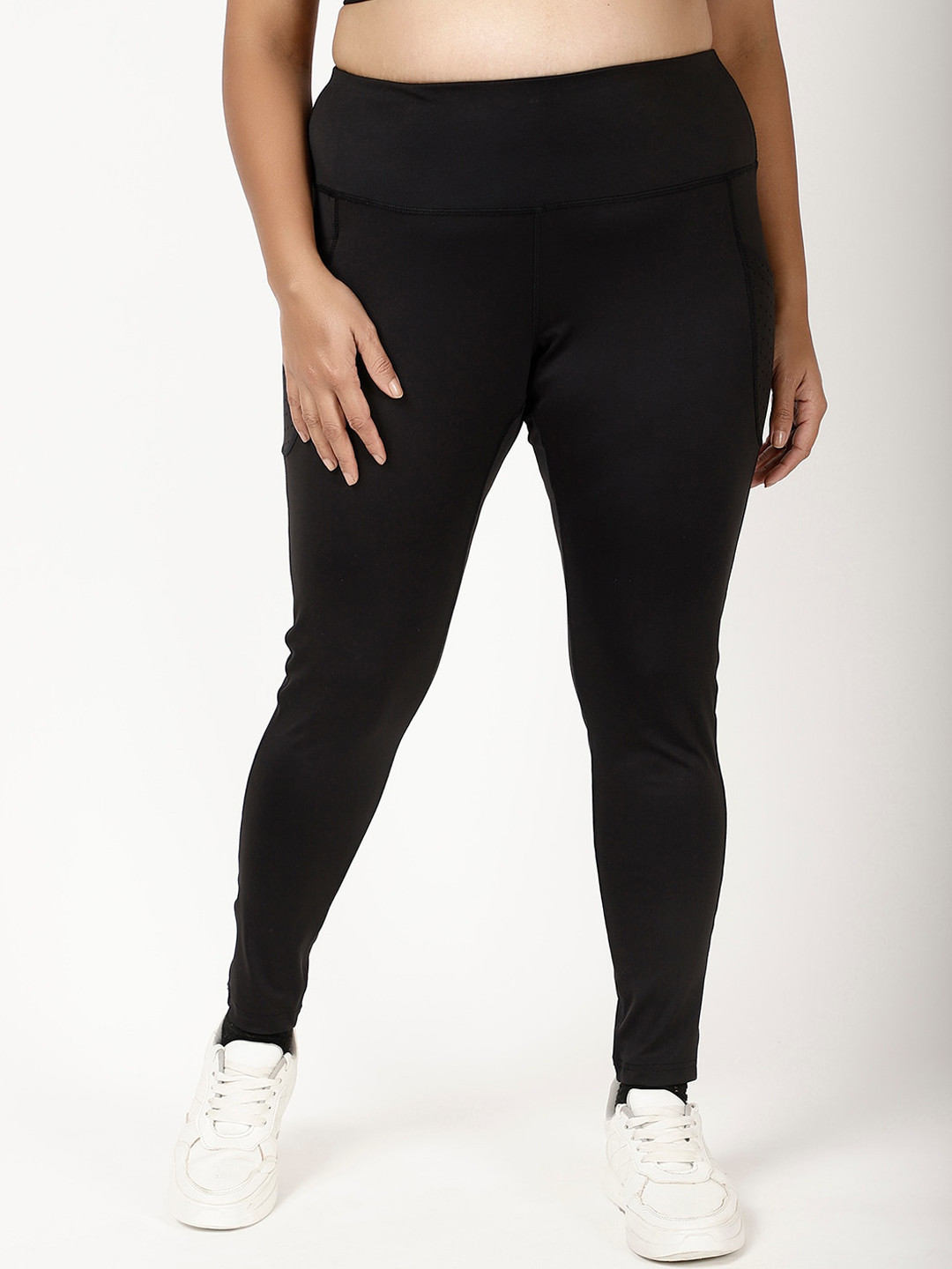 STUDIOACTIV Plus Size Four-Way Stretch Training or Gym Sports Tights