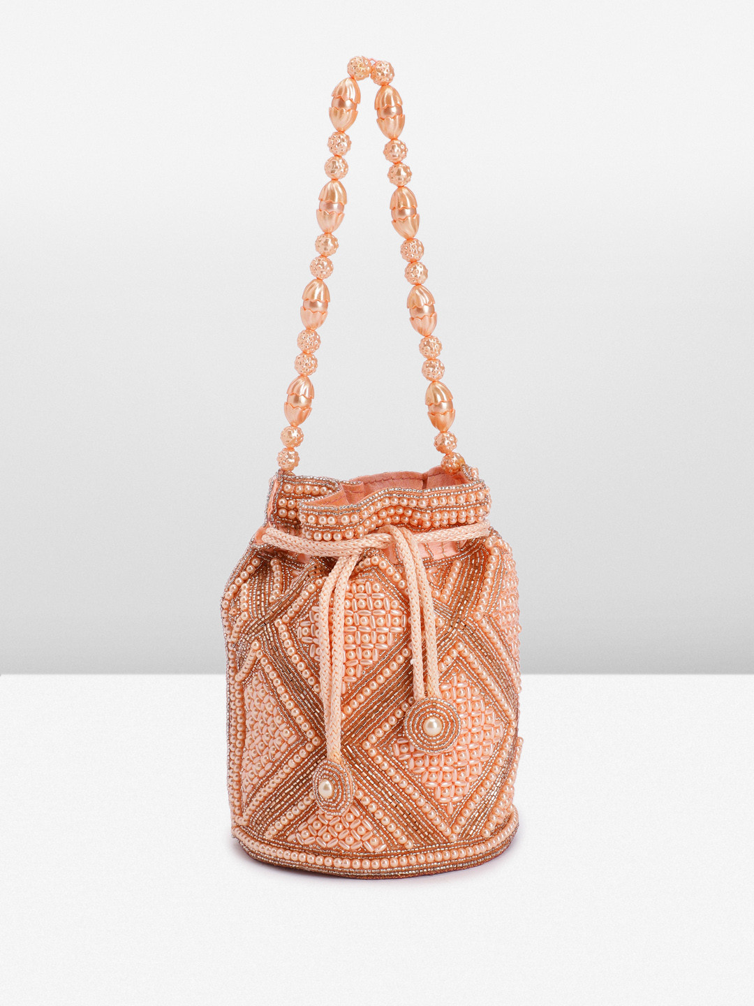 Peora Embroidered Embellished Potli