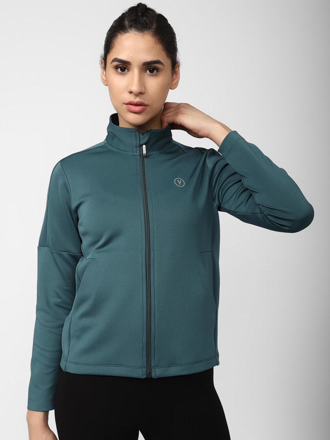 Van Heusen Woman Mock Collar Sporty Jacket