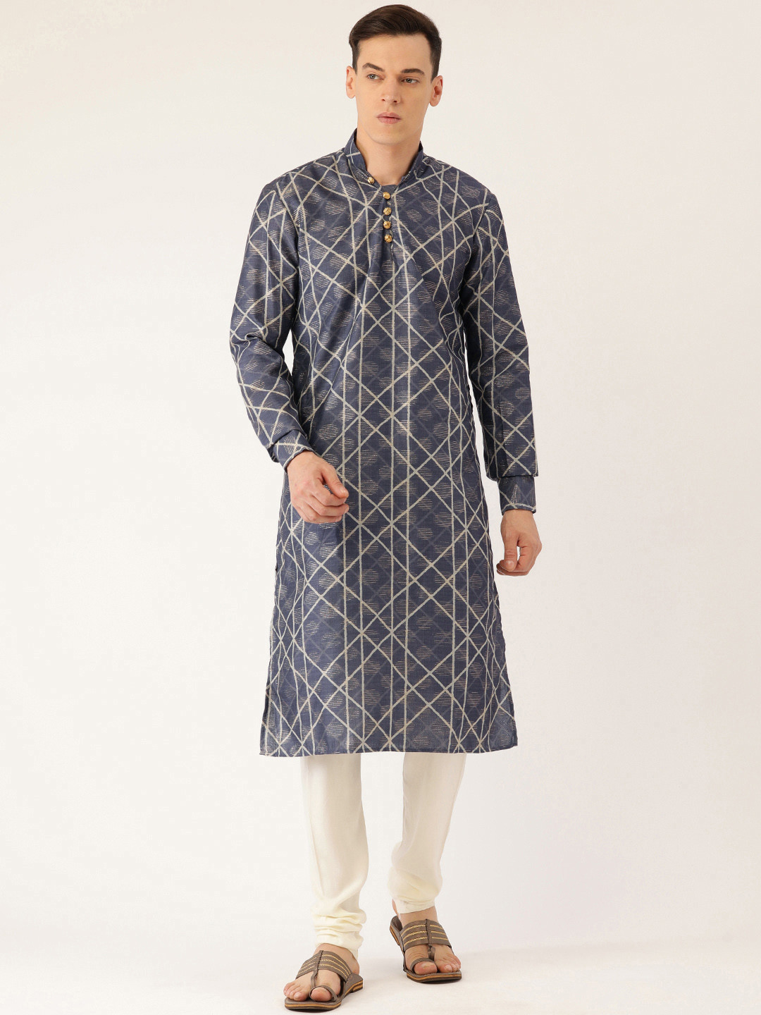 cbazaar Printed Regular Kurta with Churidar