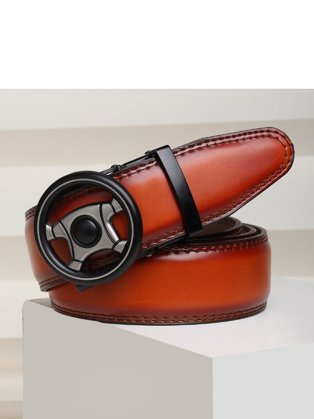 Kastner Men Slider Buckle Wide Belt