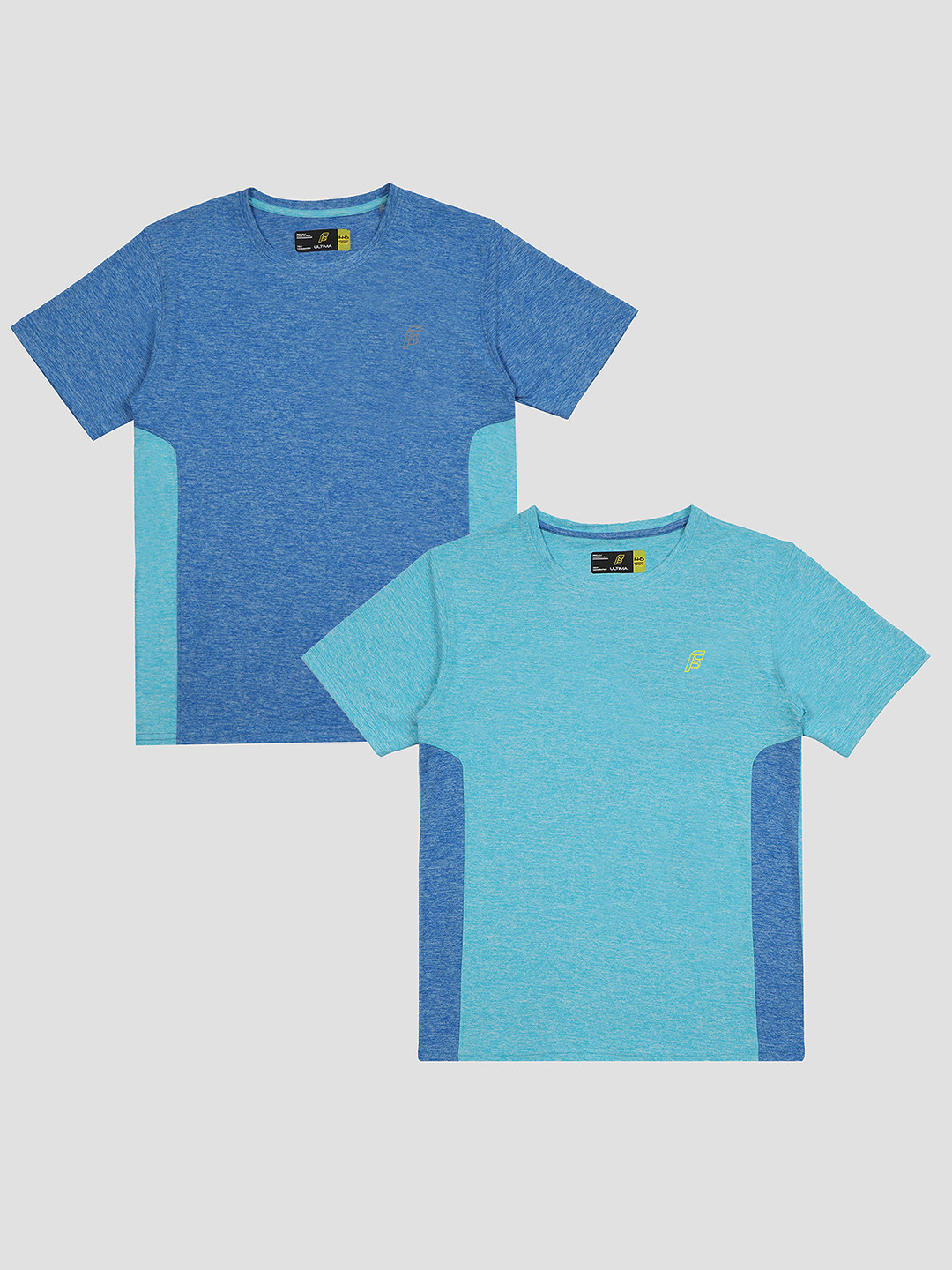 F&S Boys Pack Of 2 Round Neck Moisture Wicking T-Shirt
