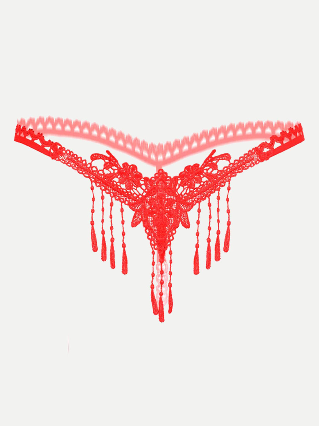 Opulent Women Self Design Lace Thongs Briefs