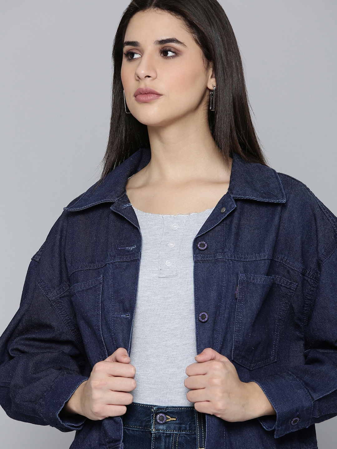 Levi womens denim jacket best sale