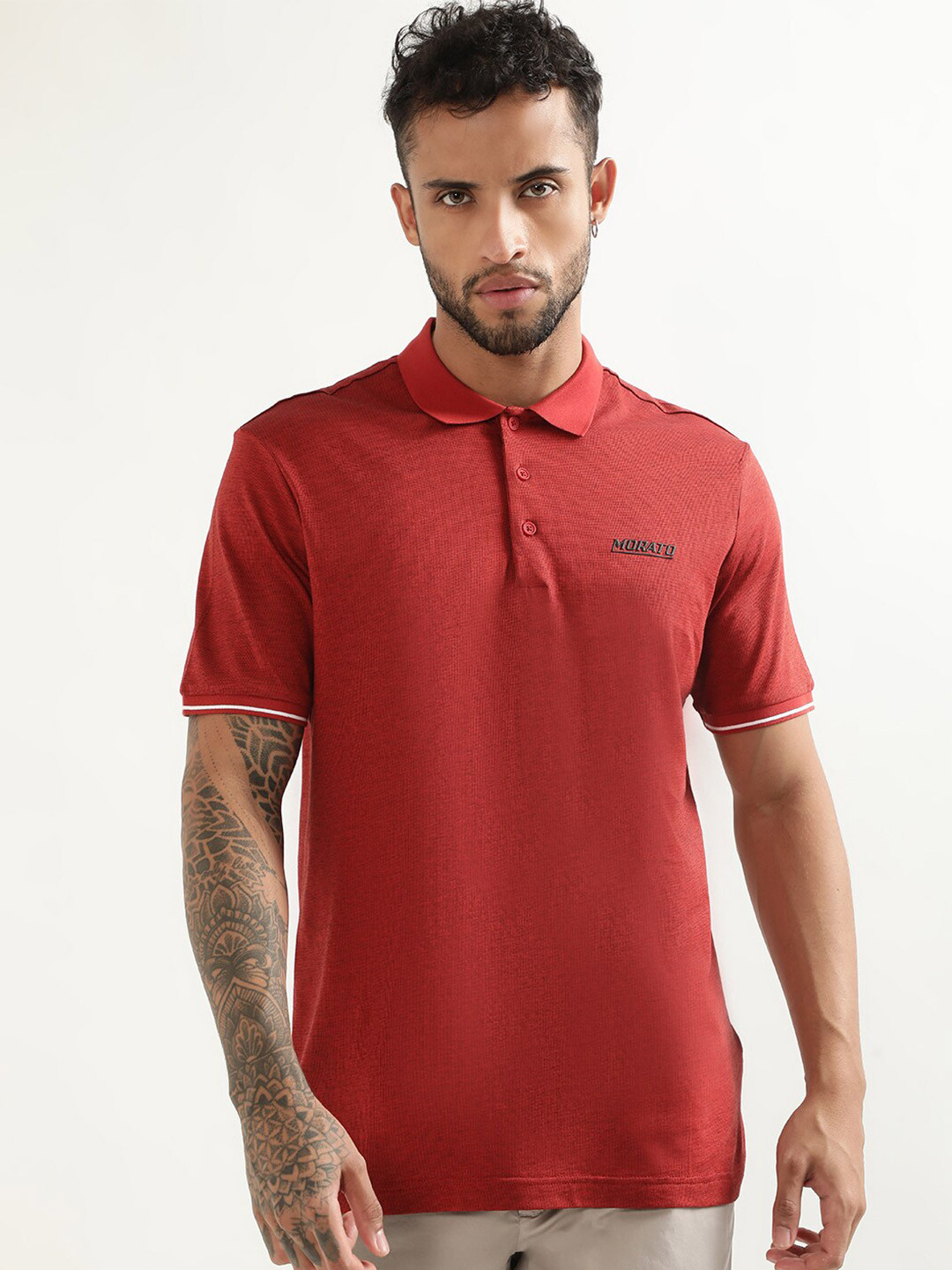 Antony Morato Polo Collar Cotton T-shirt