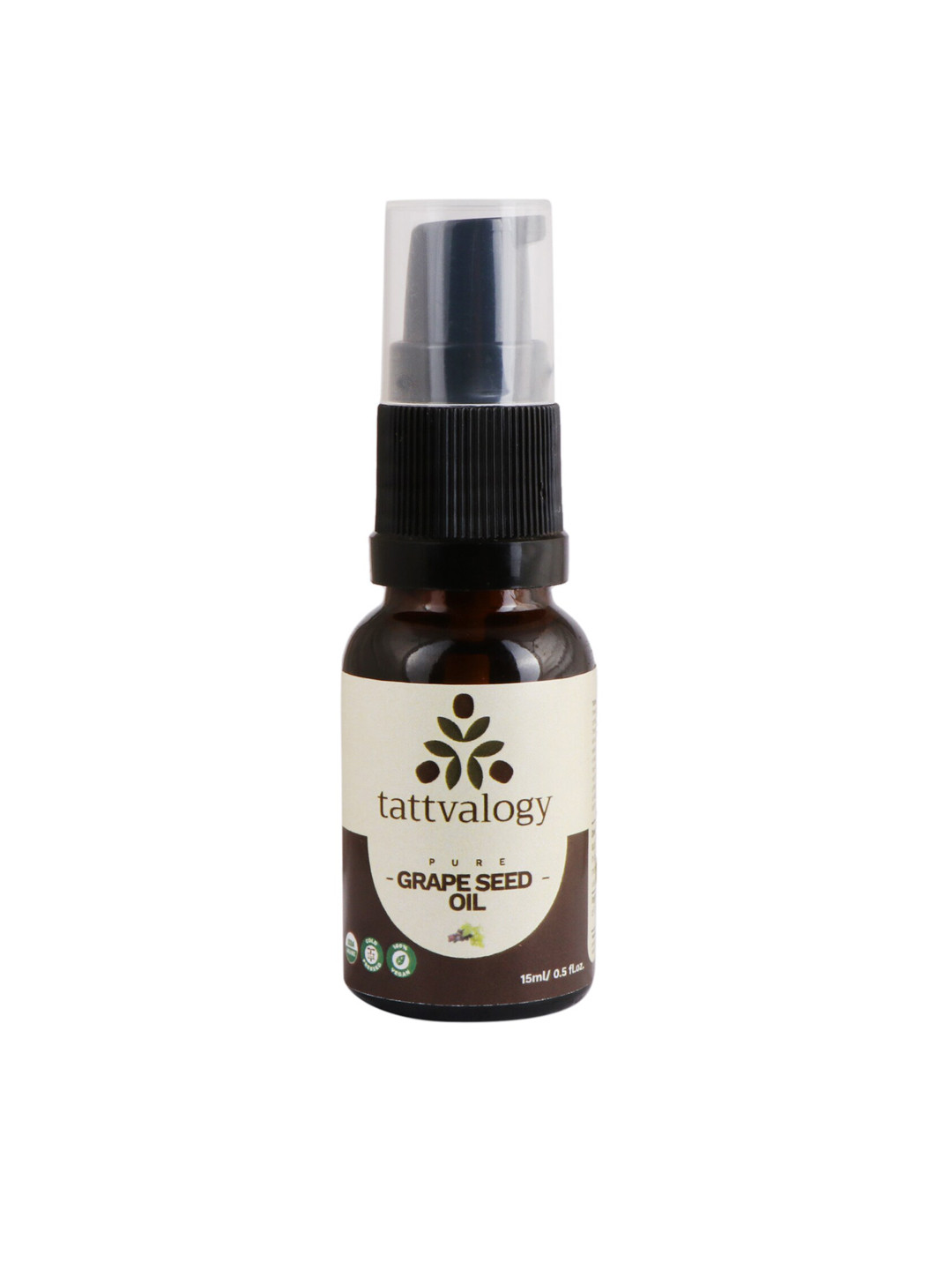 Tattvalogy Certified Organic Grapeseed Carrier Oil (15ml)