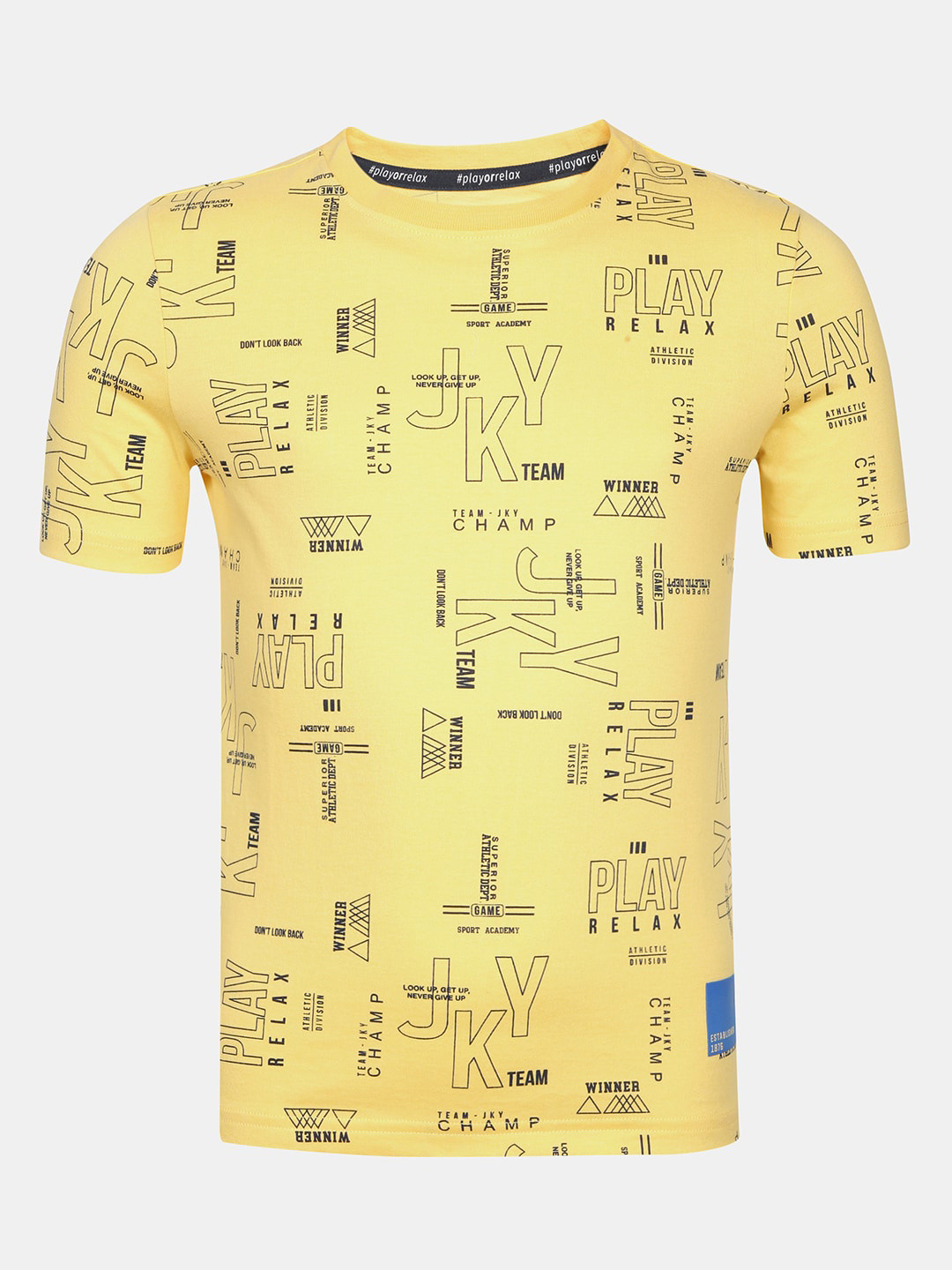 Jockey Boy Super Combed Cotton Printed Half Sleeve Round Neck Tshirt-AB44