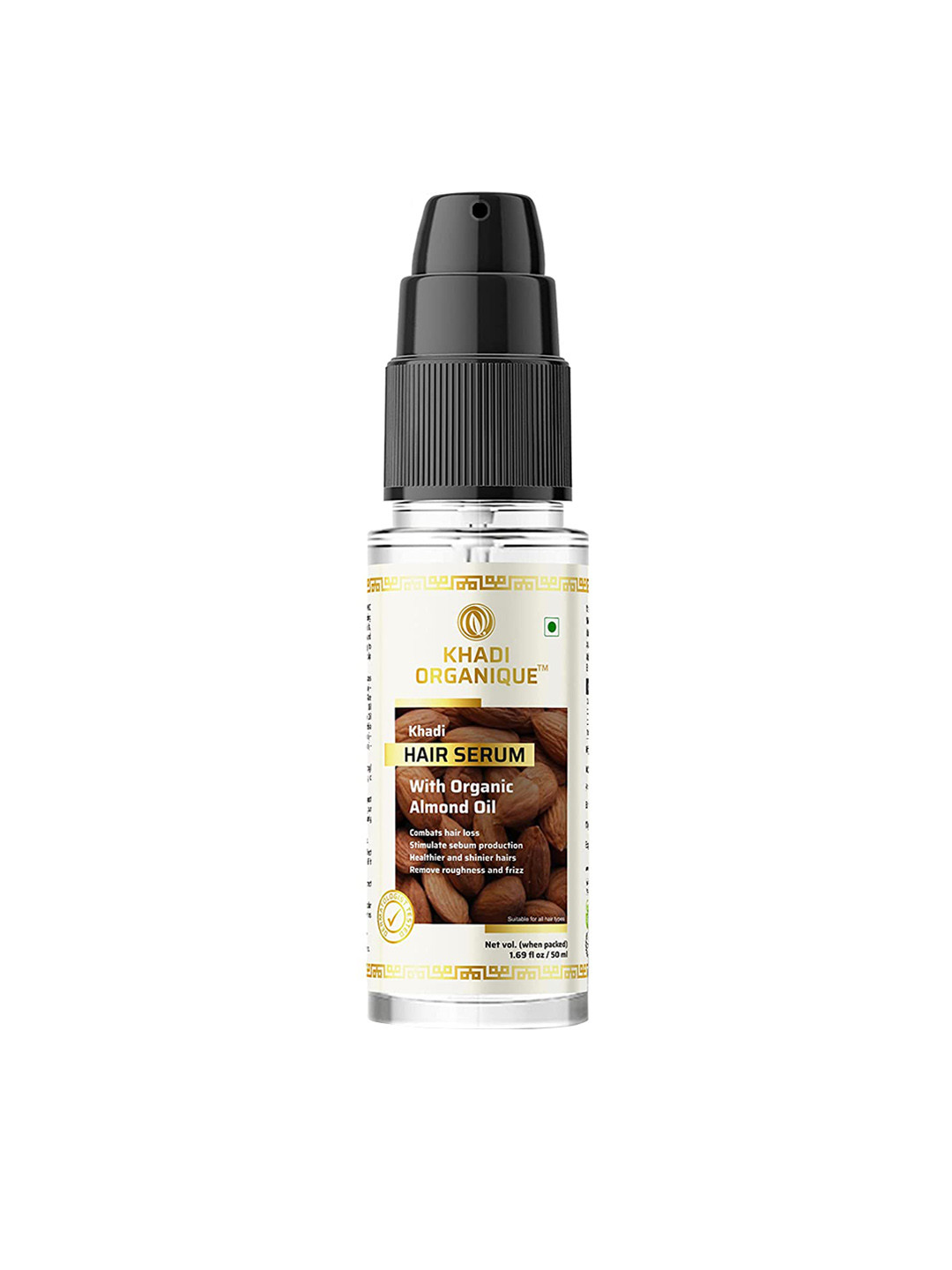 Khadi Organique Almond Oil Hair Serum - 50 ml
