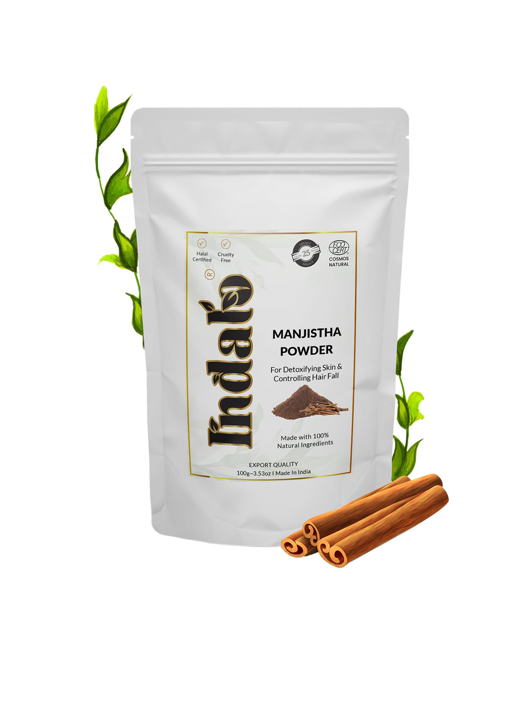 INDALO Natural Manjistha Powder for Skin & Hair | for All Skin & Hair Types(100 g)