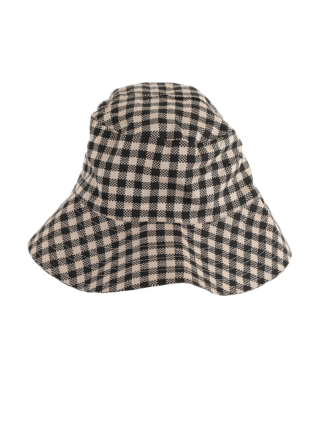 NUEVOSDAMAS Women Checked UV Protection Sun Hat