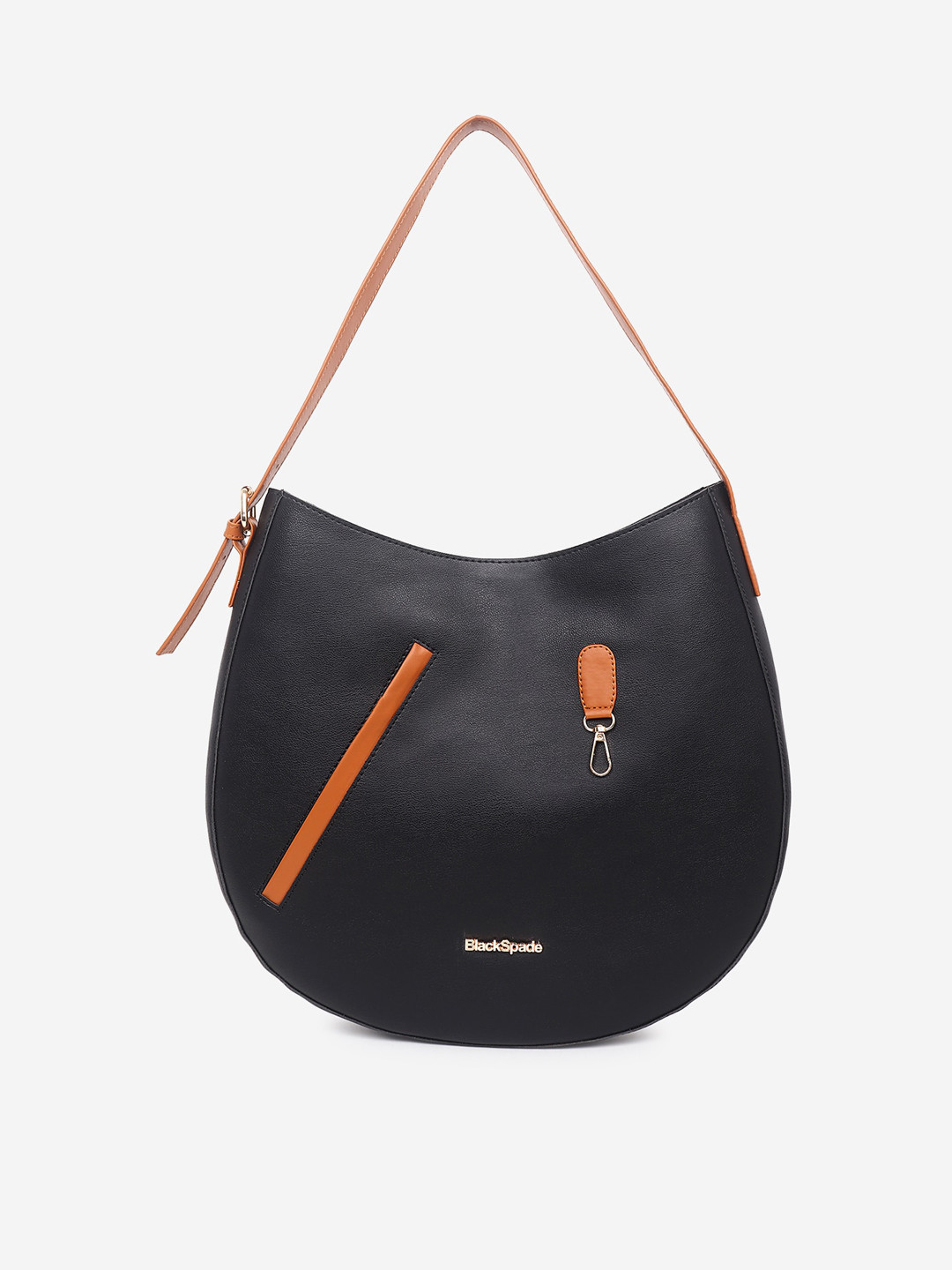 Black Spade Oversized Water Proof Structured Shoulder Bag